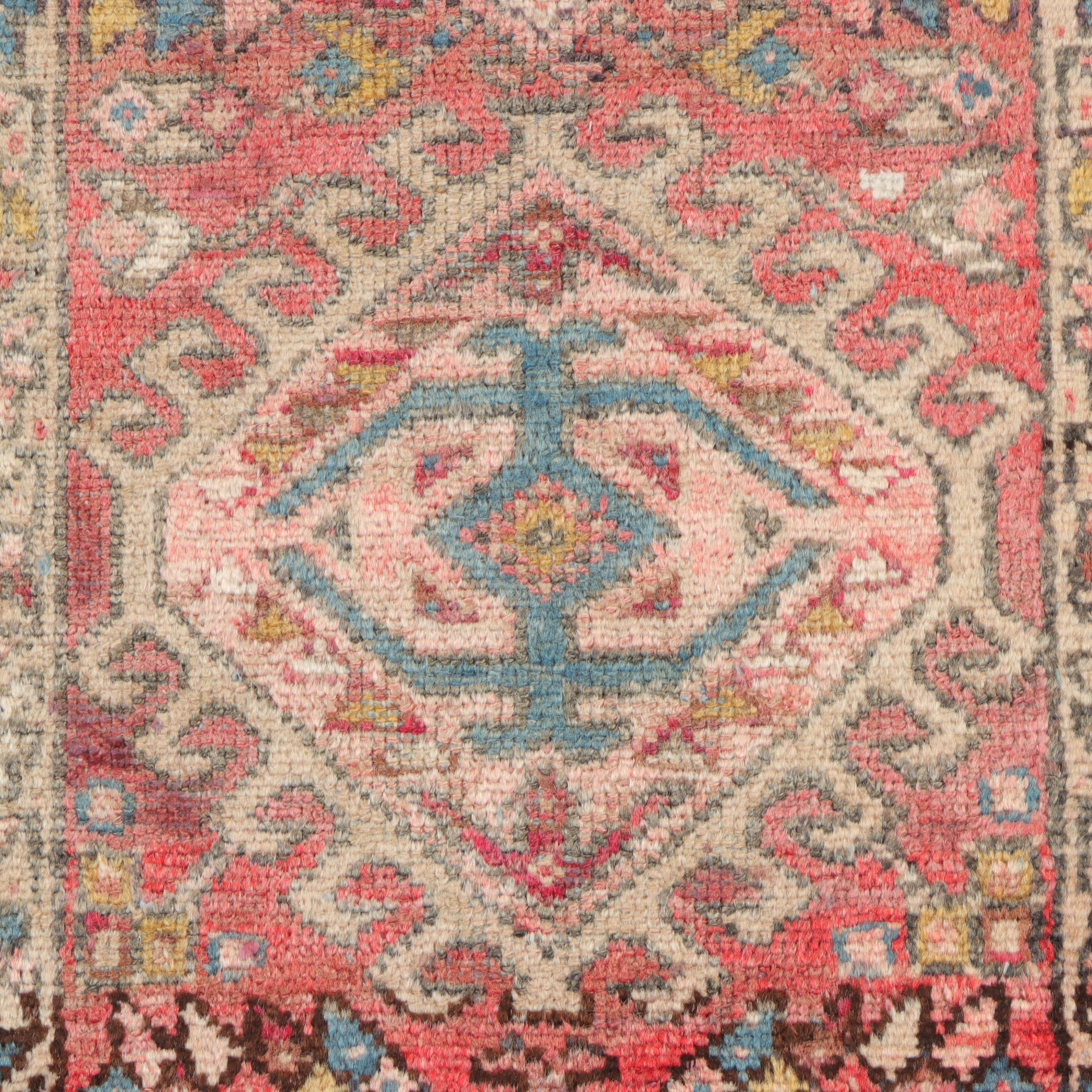 1'6 x 5'6 Hand-Knotted Persian Karaja Carpet Runner