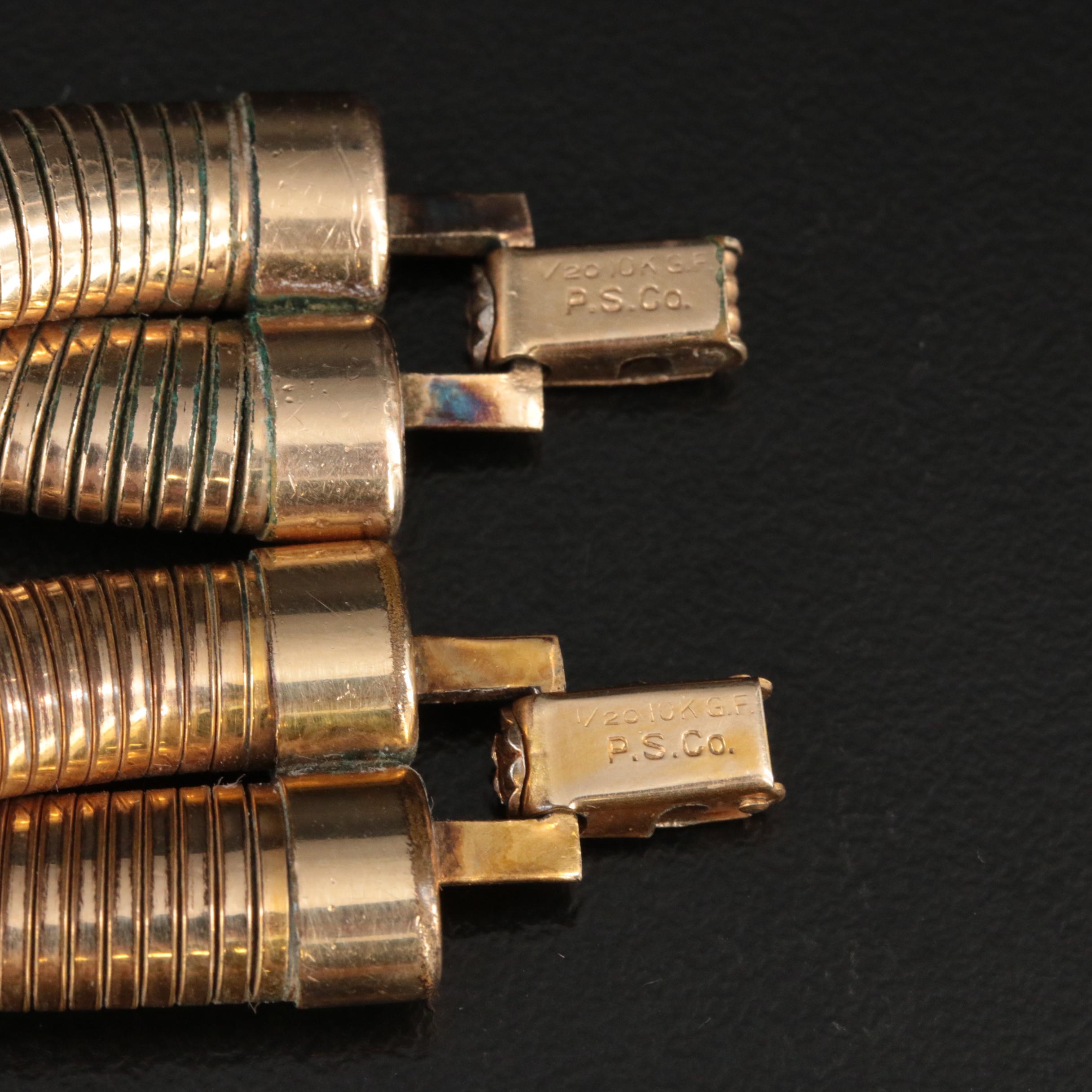 Retro Plainville Stock Co. Tubogas Coil Necklace and Bracelet Set