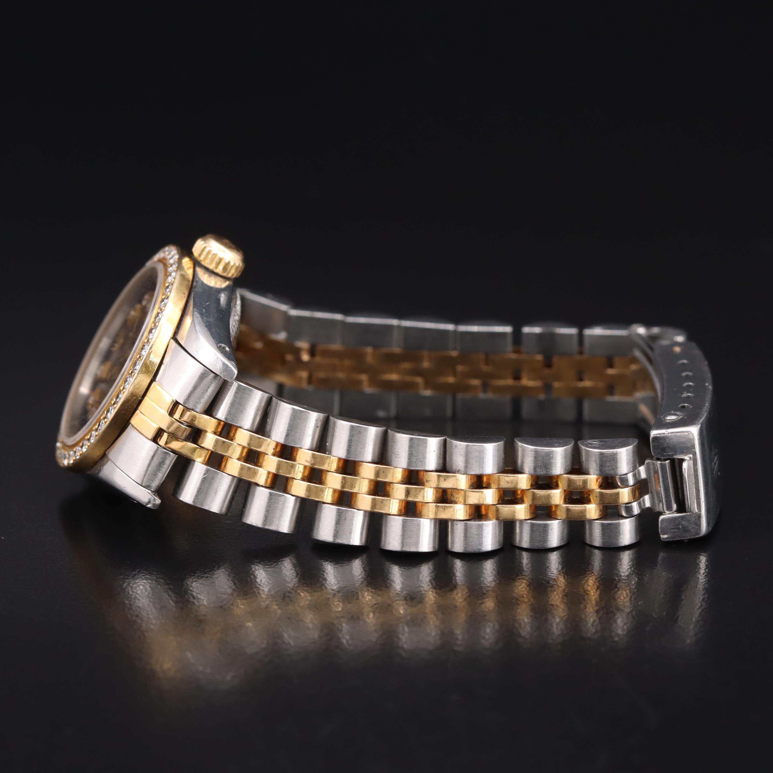 1984 Rolex Oyster Perpetual Custom Diamond Watch