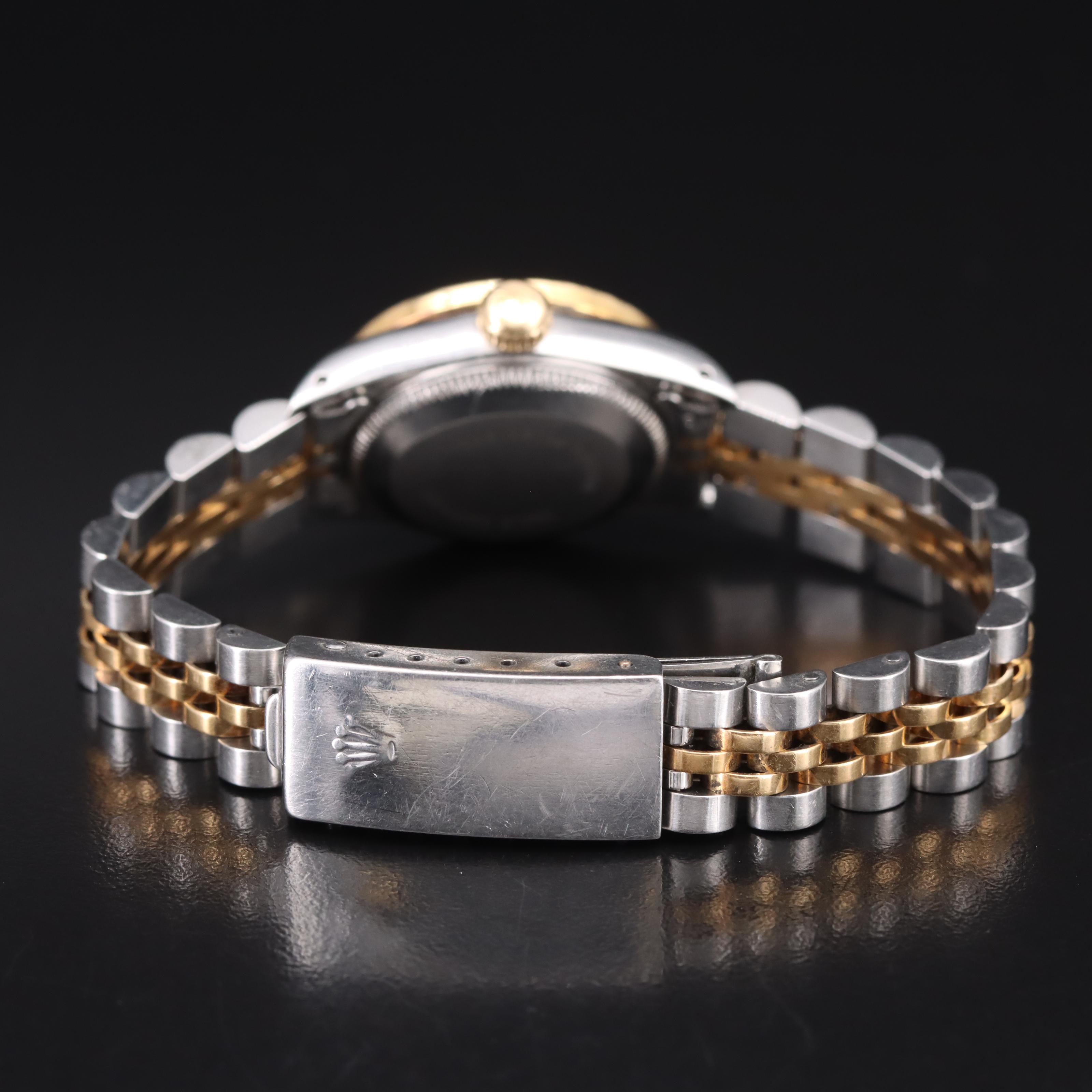 1984 Rolex Oyster Perpetual Custom Diamond Watch