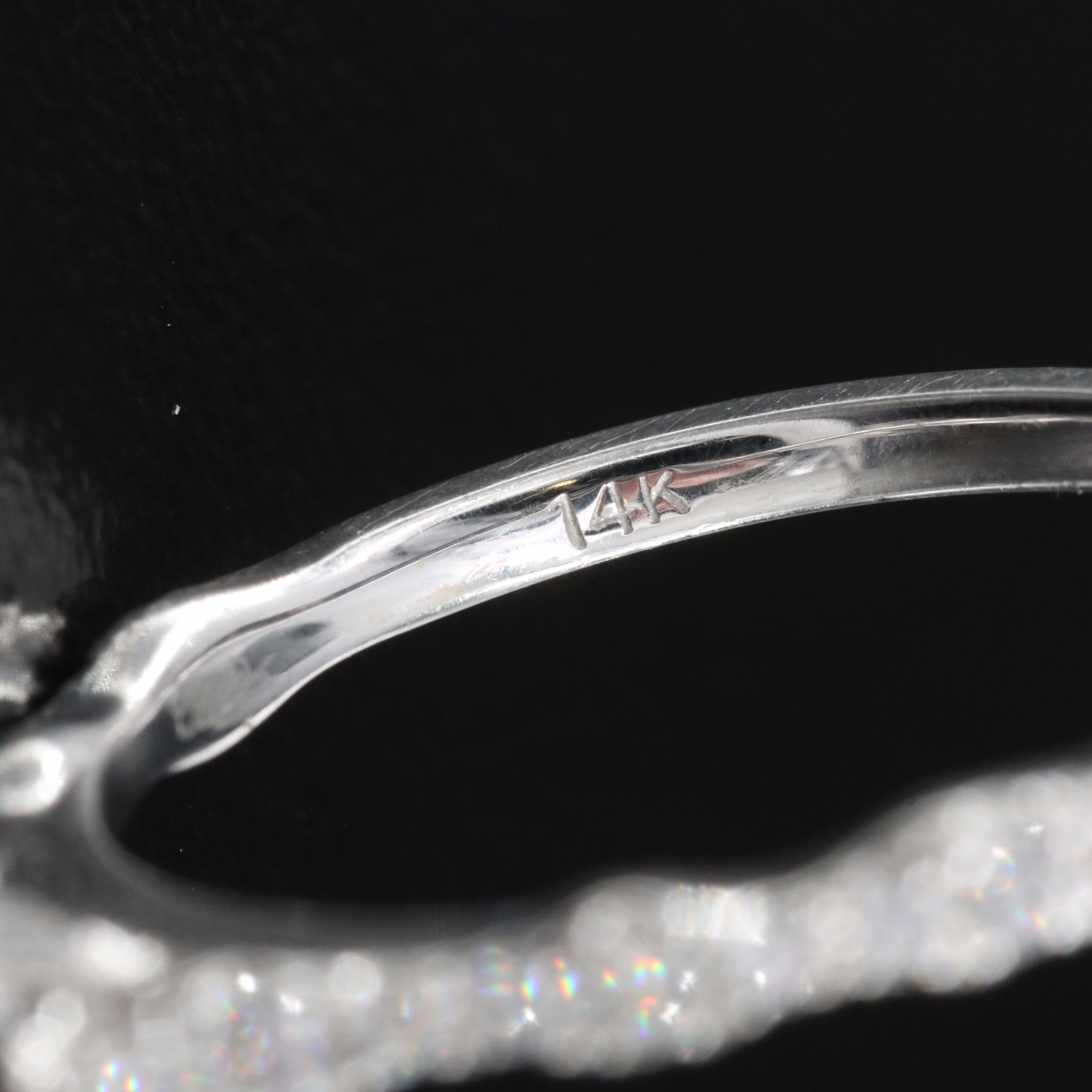 14K 1.40 CT Sapphire and Diamond Ring