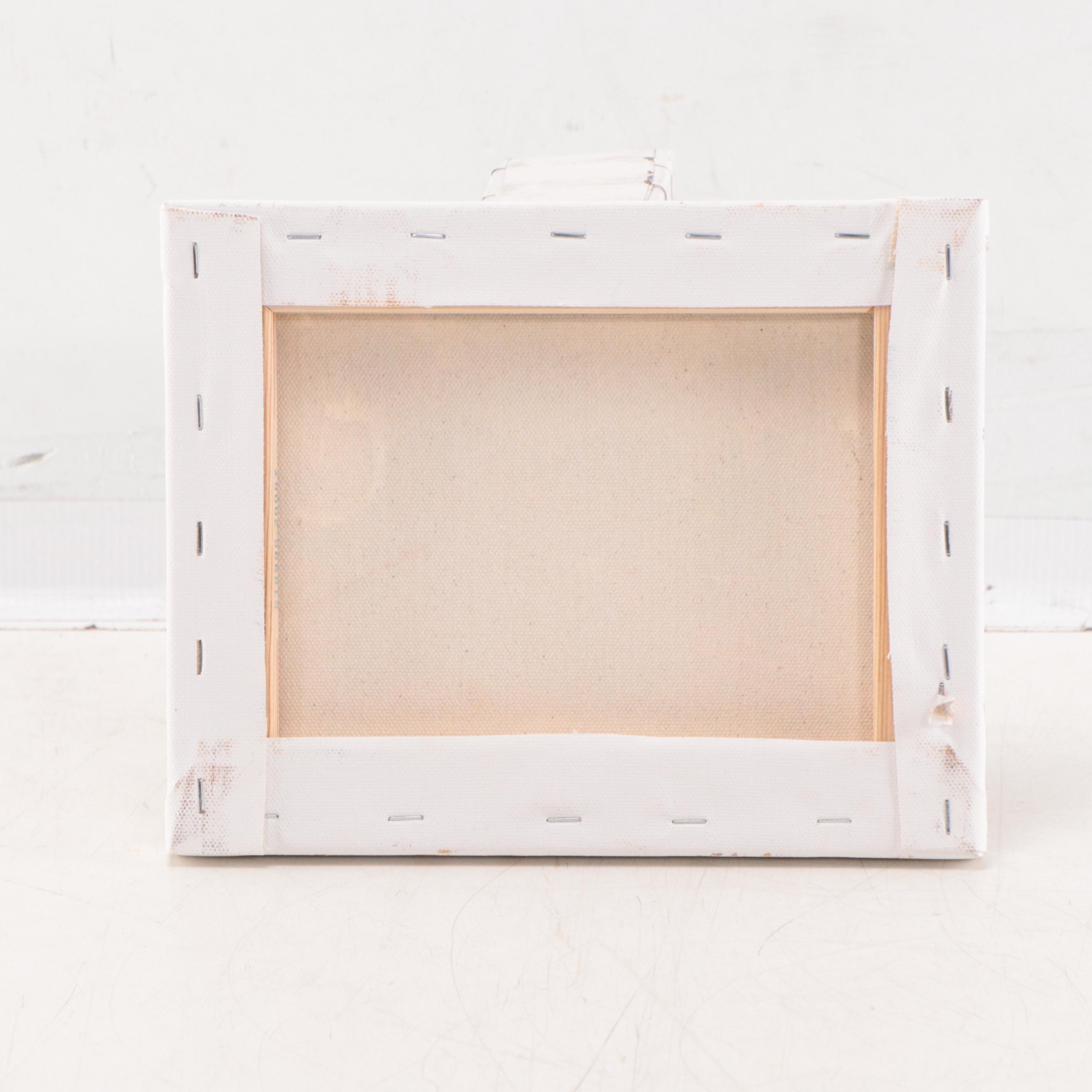 Sally Rosenbaum Oil Painting of Barn, 21st Century