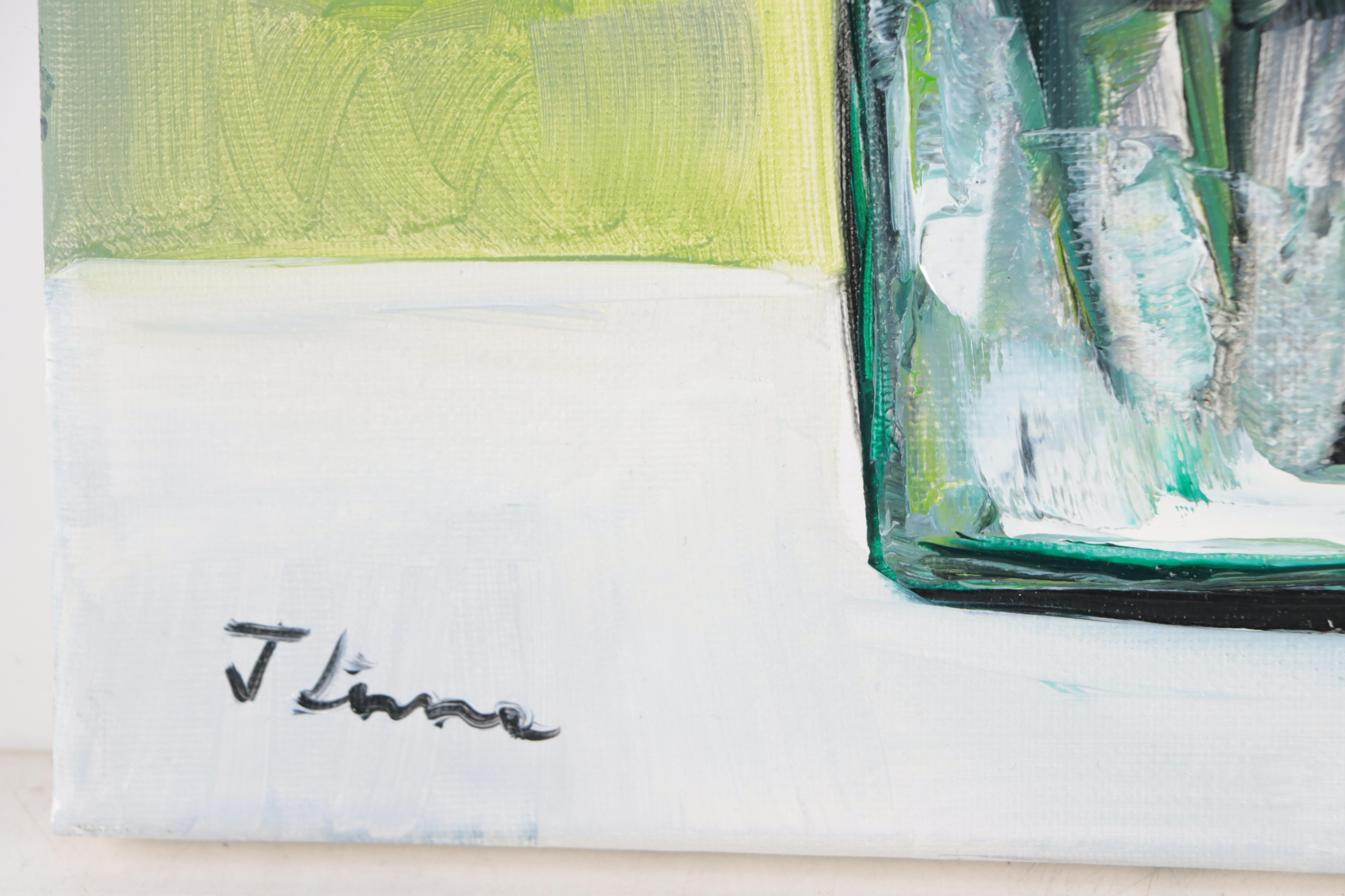 José M. Lima Floral Still Life Oil Painting, 2023