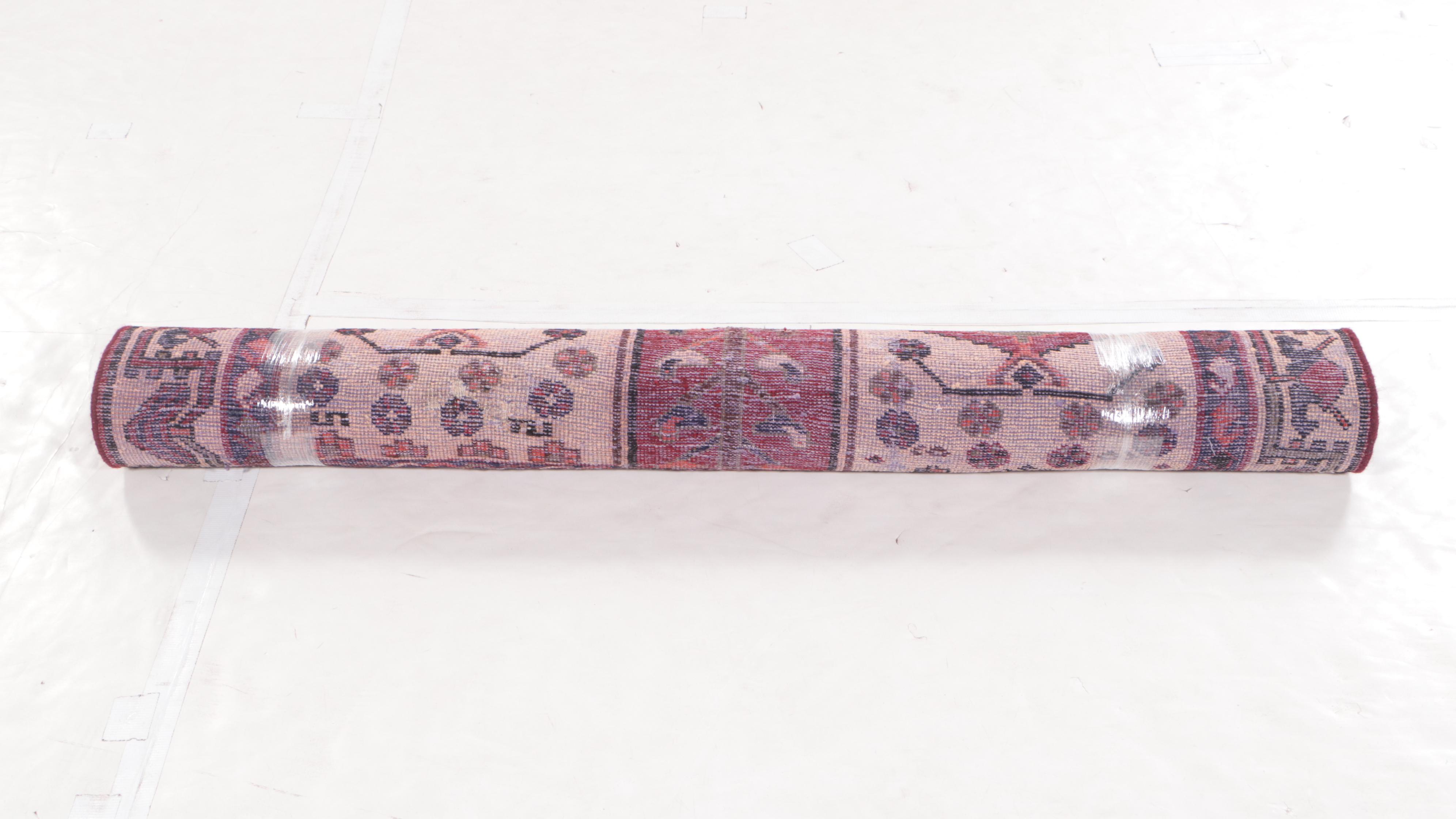 5' x 9'9 Hand-Knotted Persian Zanjan Area Rug