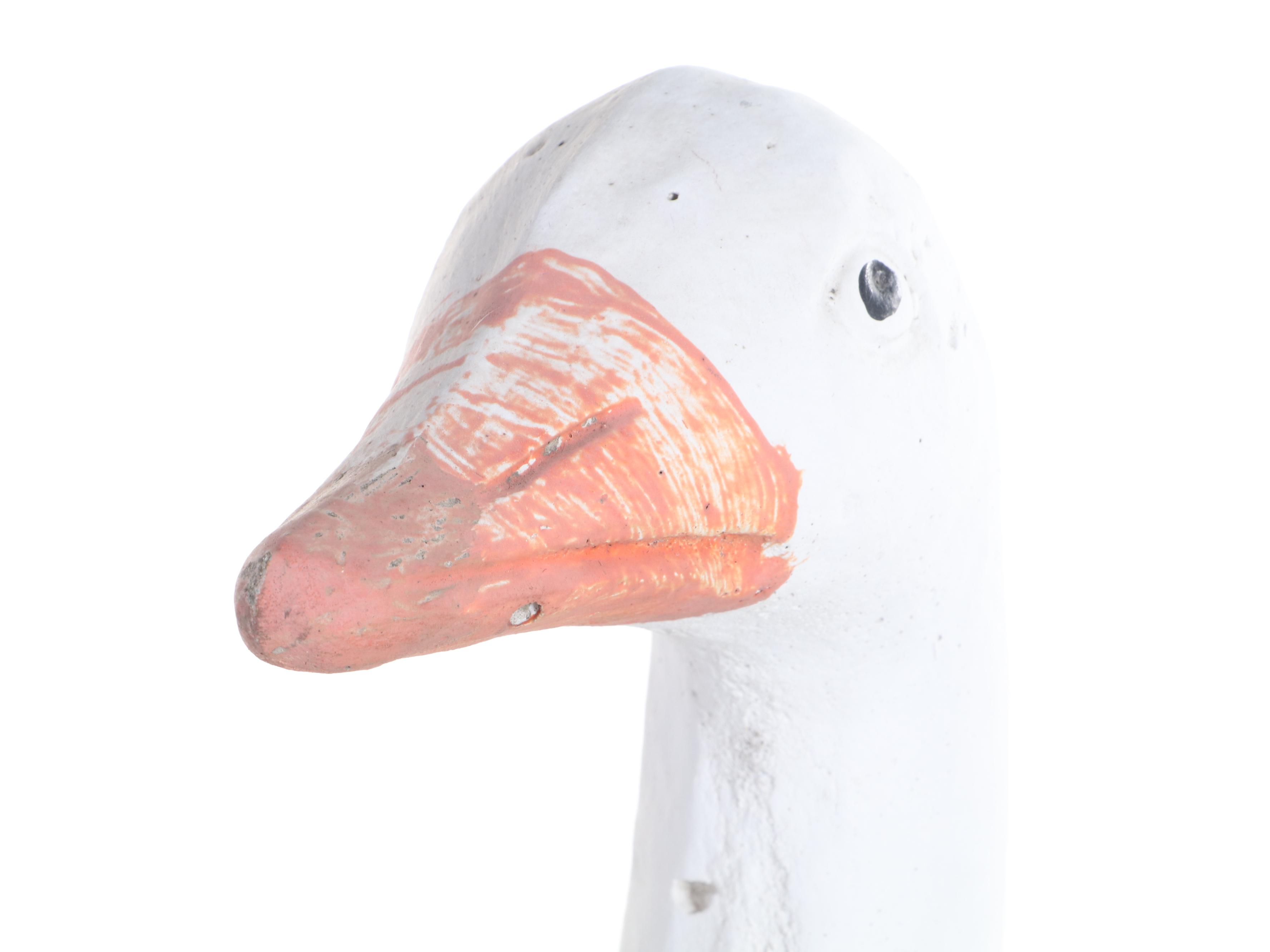 Pair of Cast Concrete Ducks