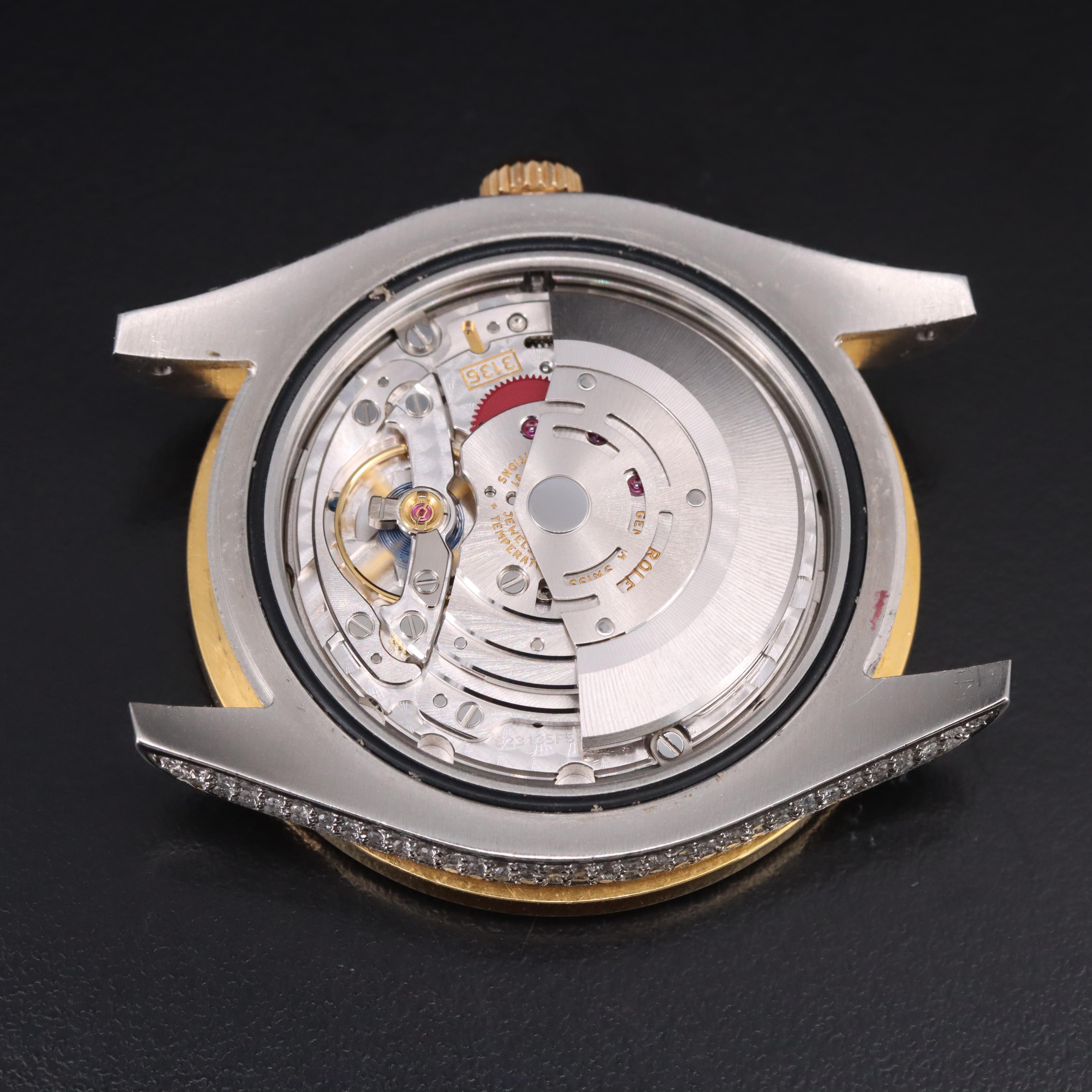 Rolex Datejust II 11.12 CTW Custom Diamond Watch