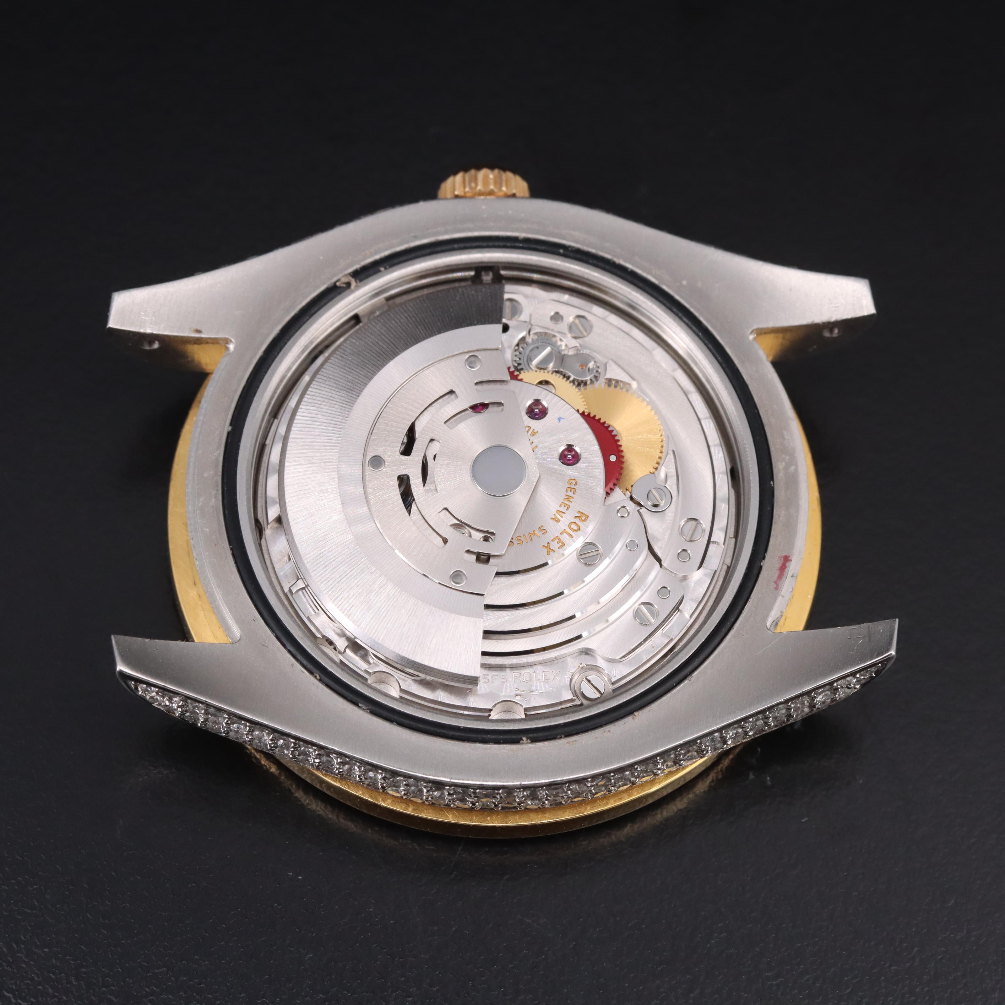 Rolex Datejust II 11.12 CTW Custom Diamond Watch