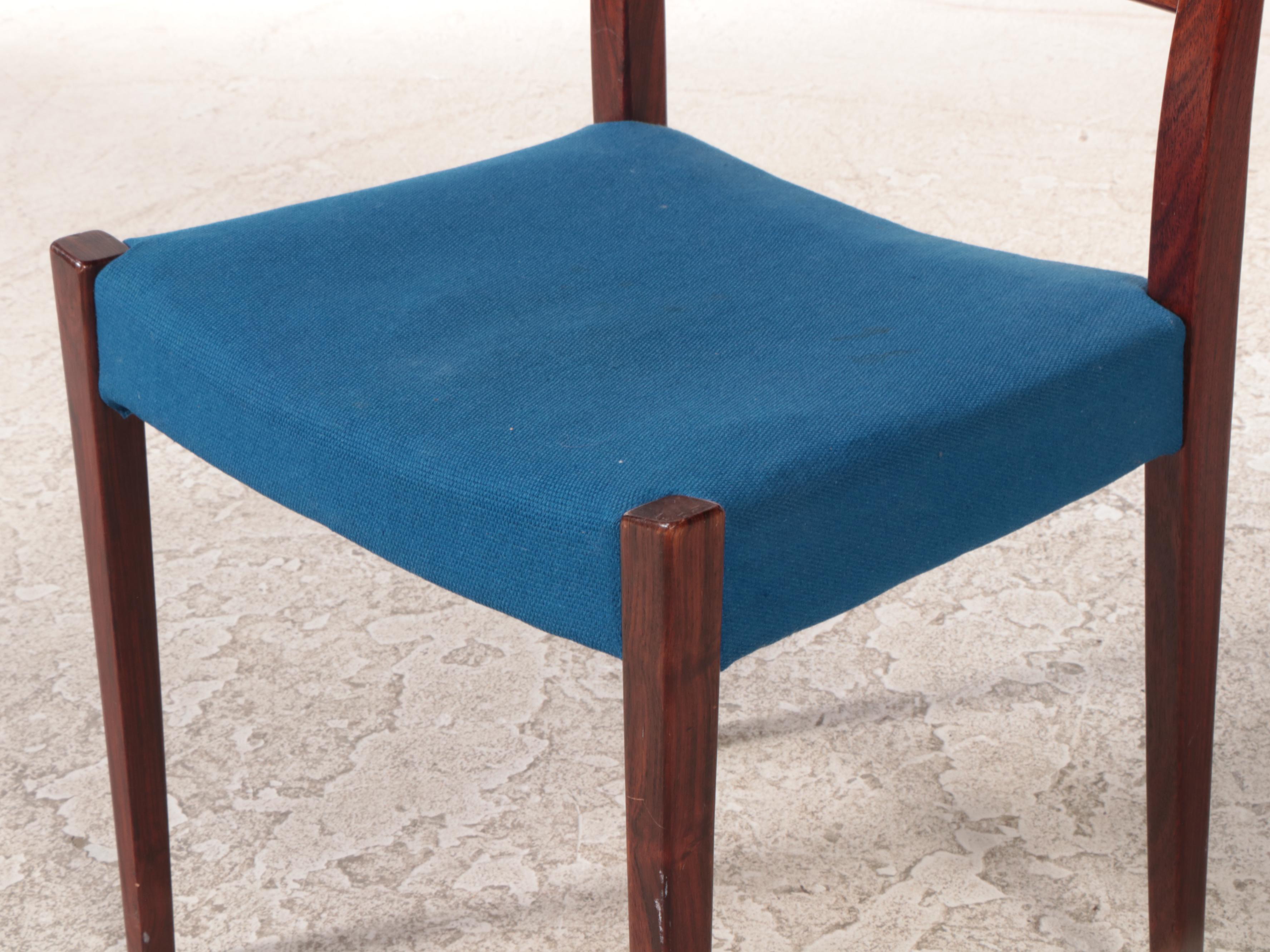 Nils Jonsson for Troeds "Garmi" Swedish Modern Teak and Rosewood Chairs, 1960s