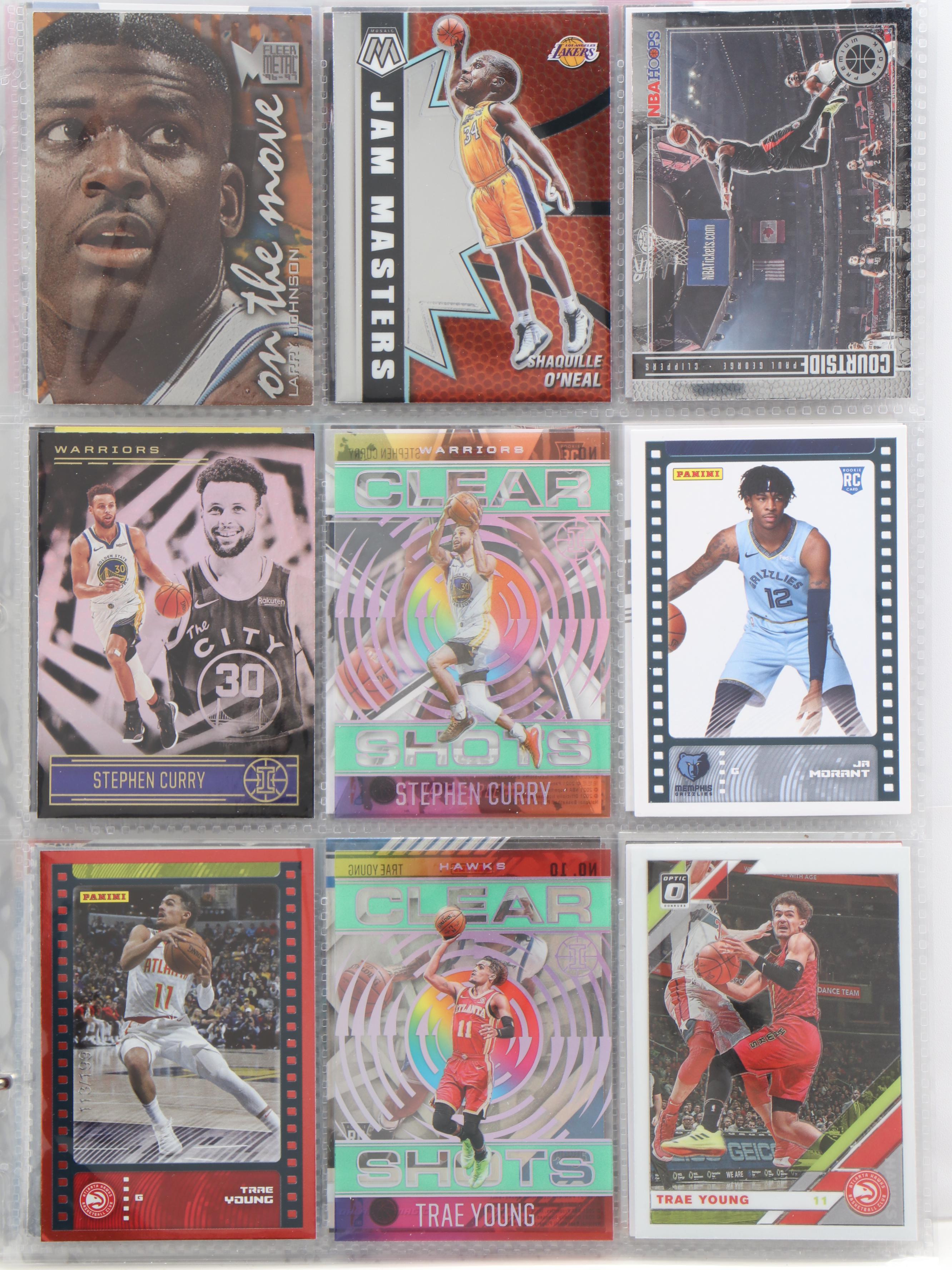 Panini, More Basketball Cards with Rookies, O'Neal, Curry, Hayes, 1970s–2020s