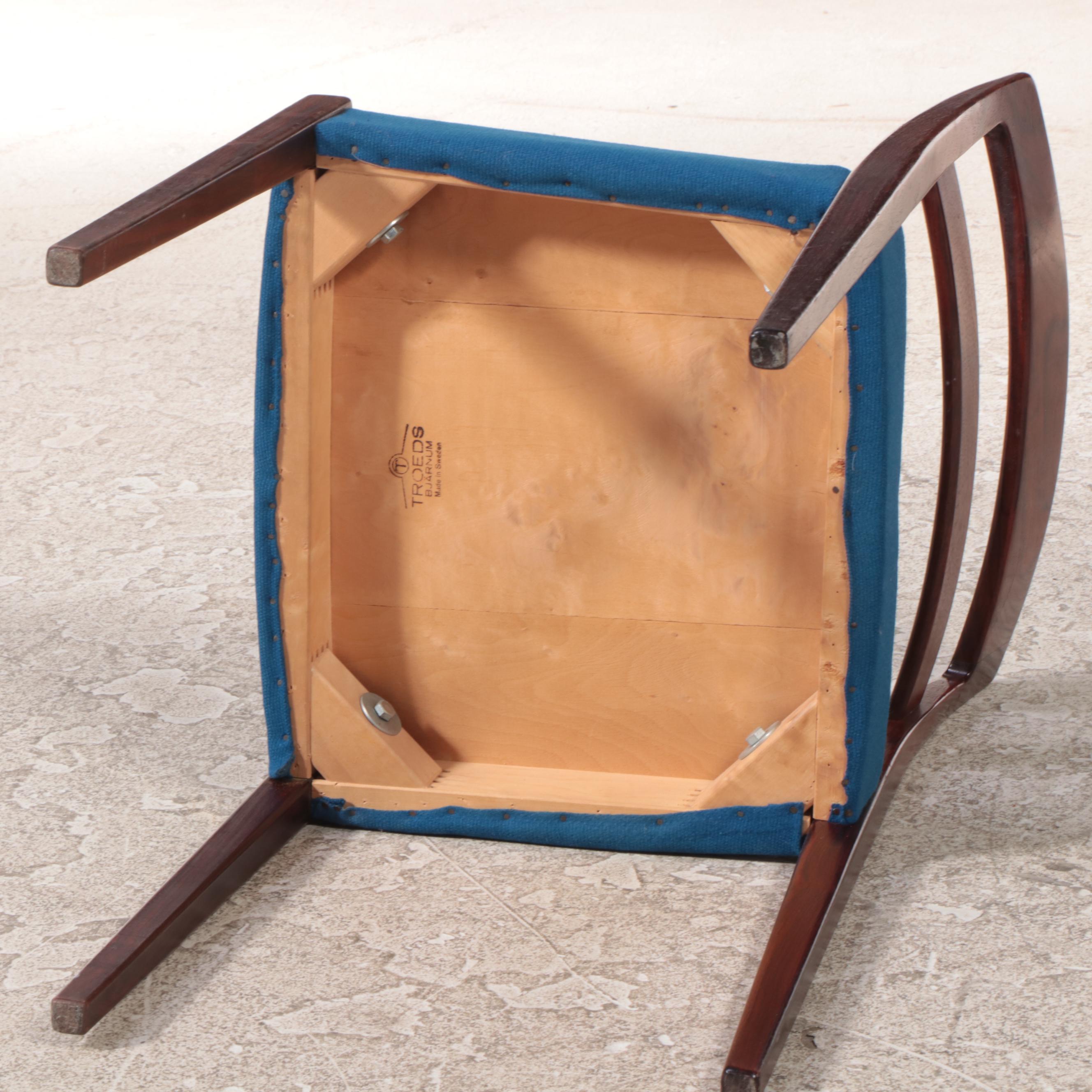 Nils Jonsson for Troeds "Garmi" Swedish Modern Teak and Rosewood Chairs, 1960s