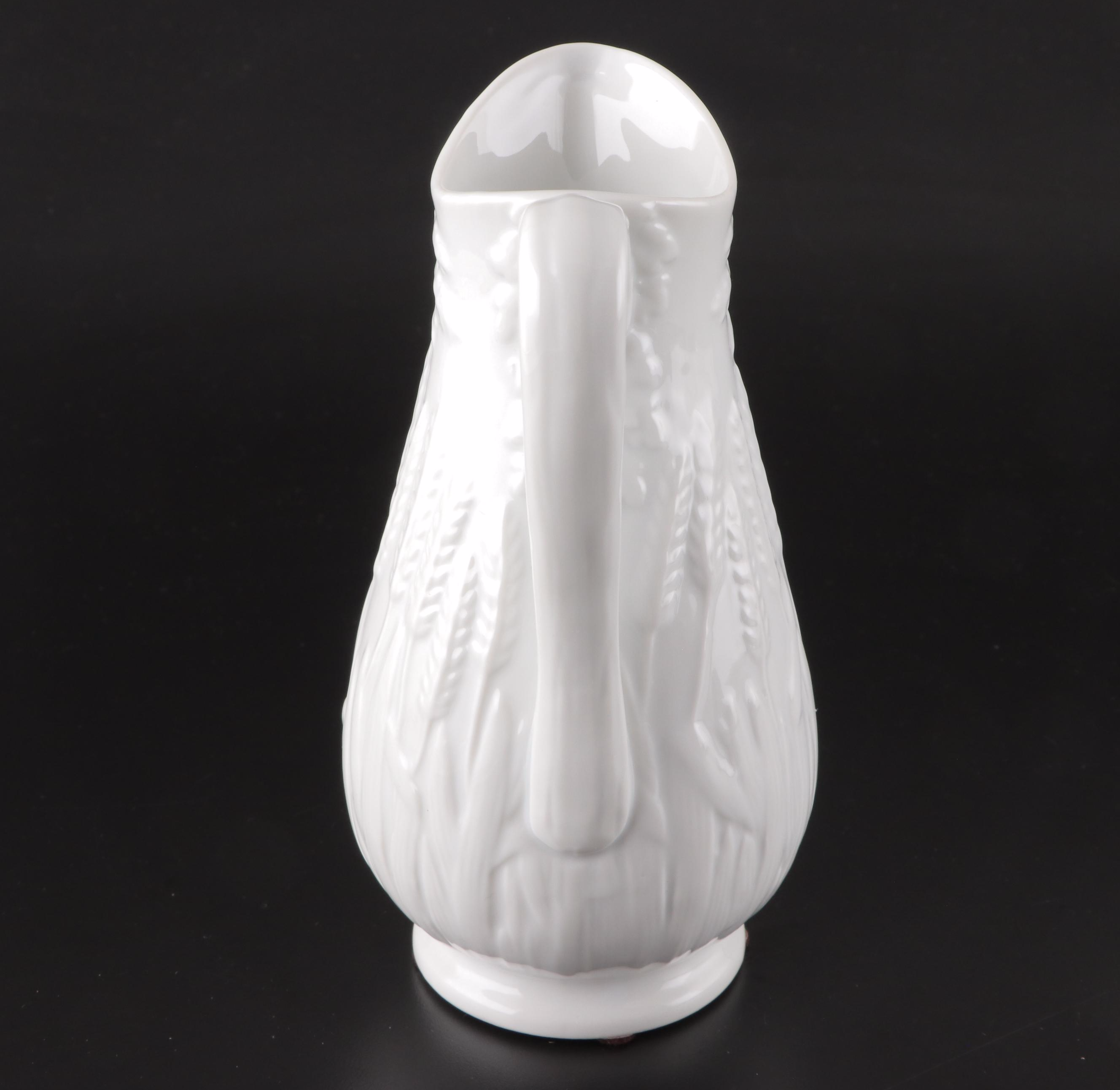 Two's Company and Other English Victorian Parian Style Pitchers