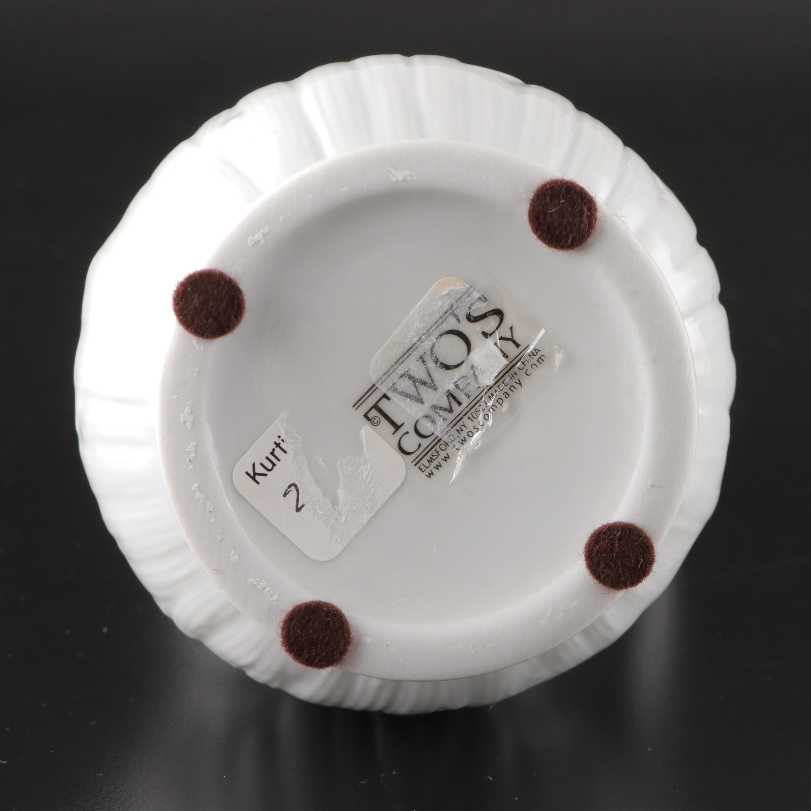 Two's Company and Other English Victorian Parian Style Pitchers