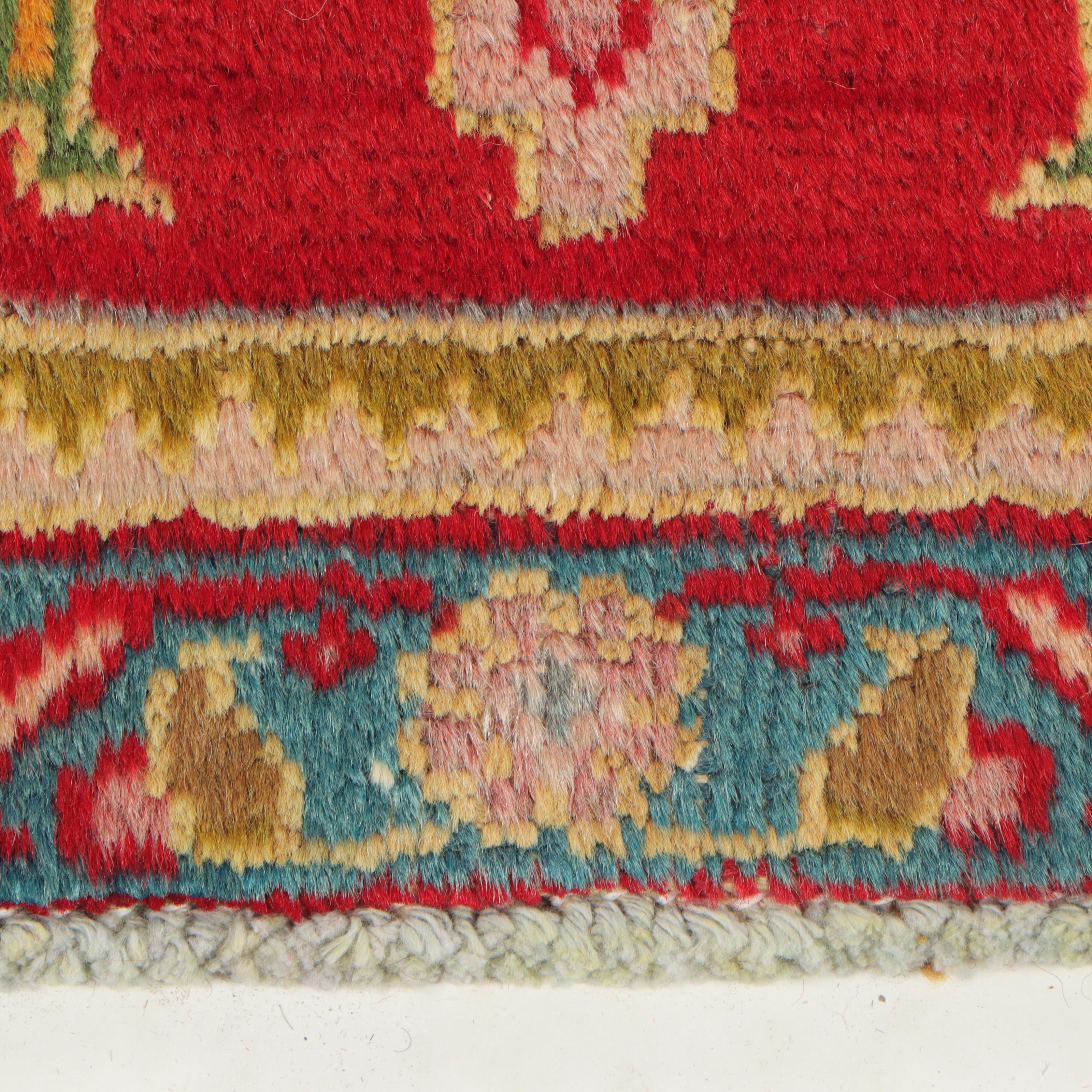 2'9 x 4'5 Hand-Knotted Persian Hamadan Accent Rug