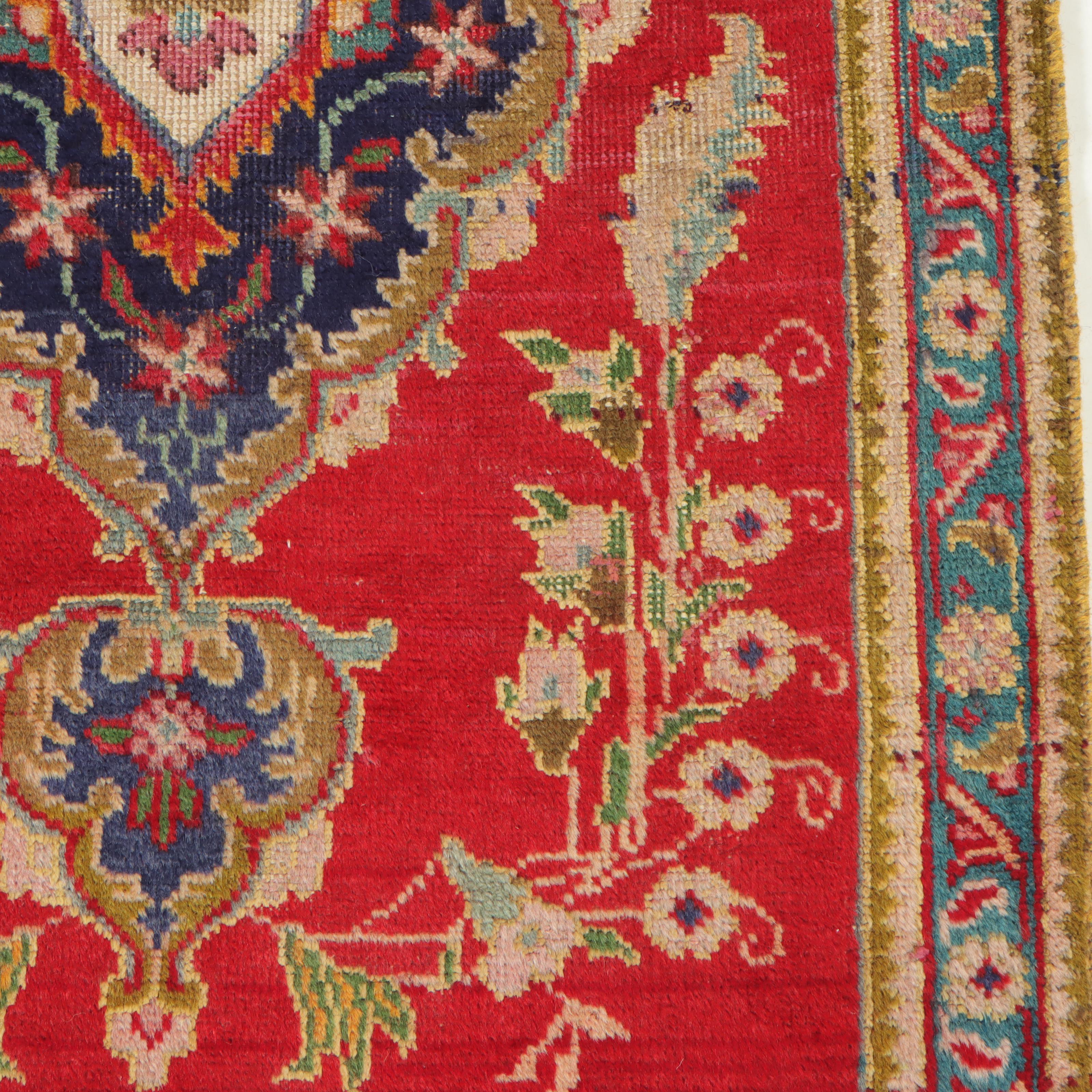 2'9 x 4'5 Hand-Knotted Persian Hamadan Accent Rug