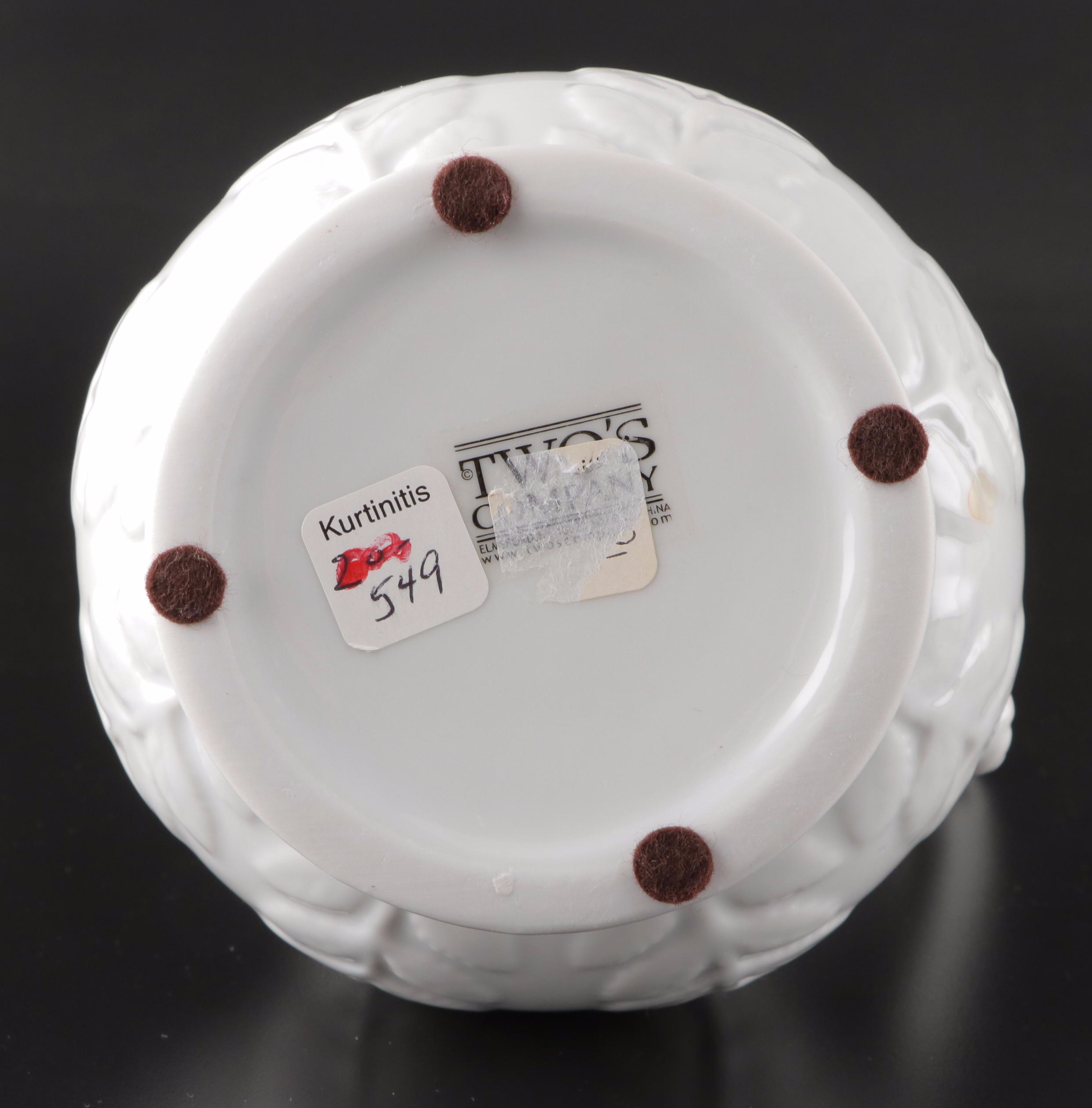 Two's Company and Other English Victorian Parian Style Pitchers