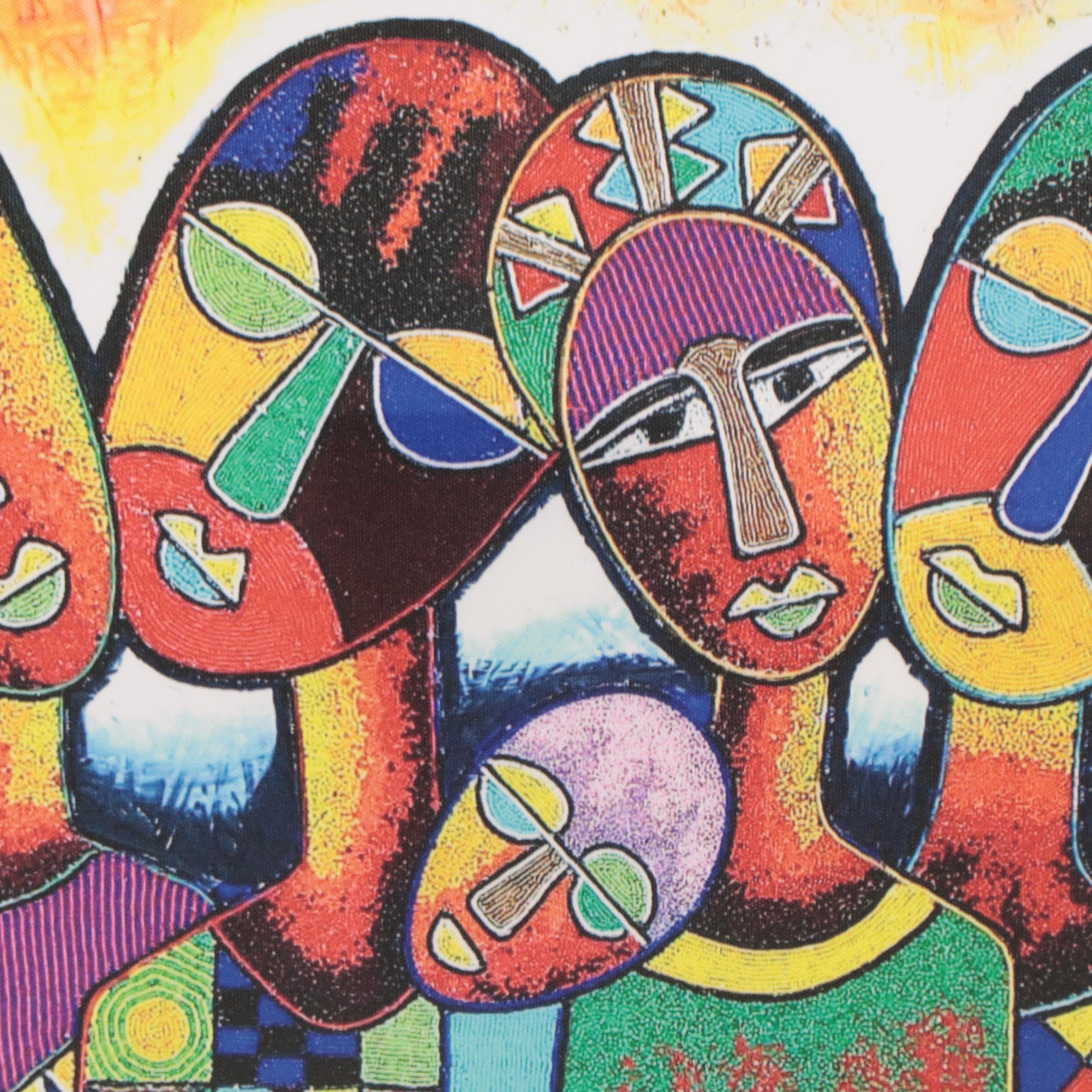 Chief Jimoh Buraimoh Giclée "Strong Family," 2023