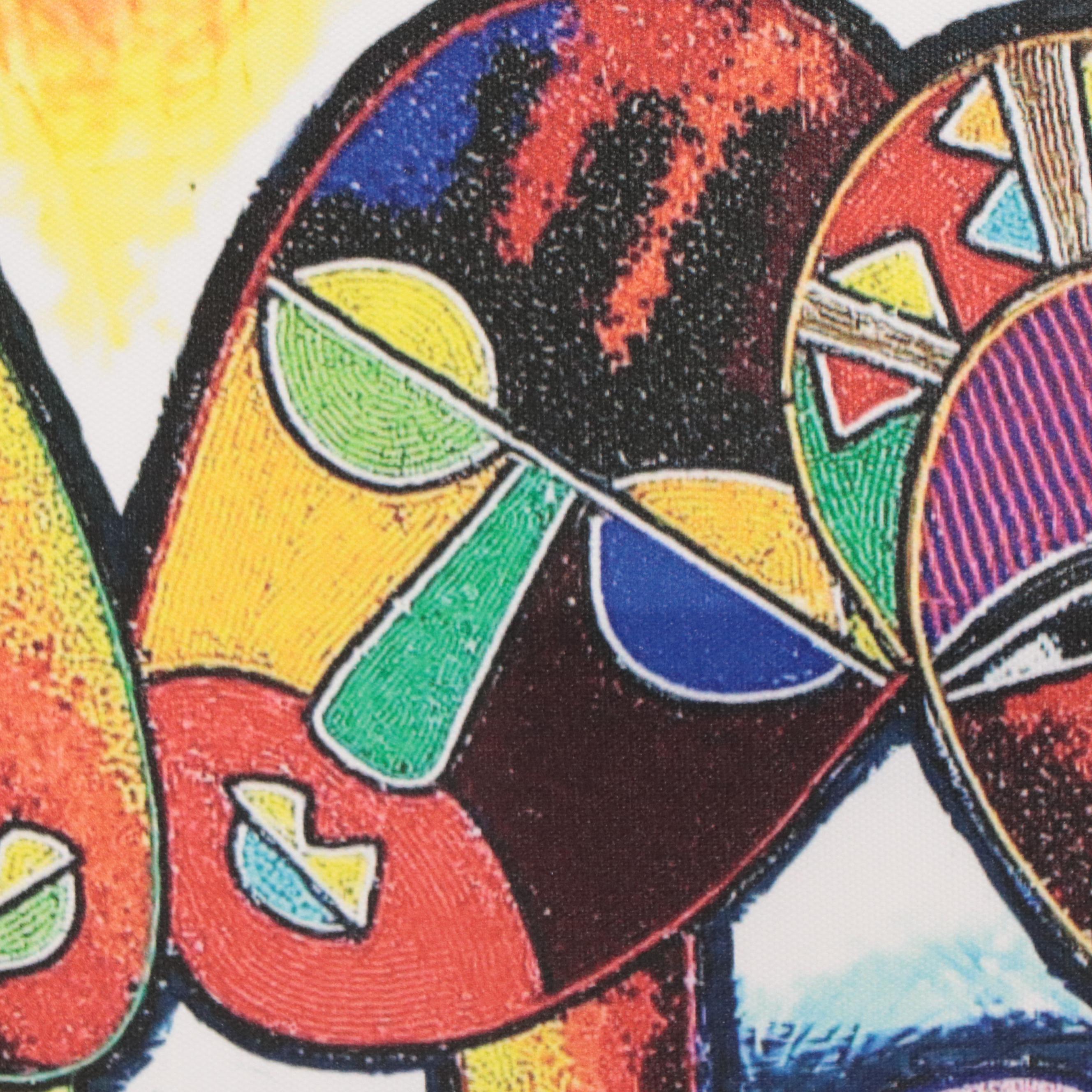 Chief Jimoh Buraimoh Giclée "Strong Family," 2023