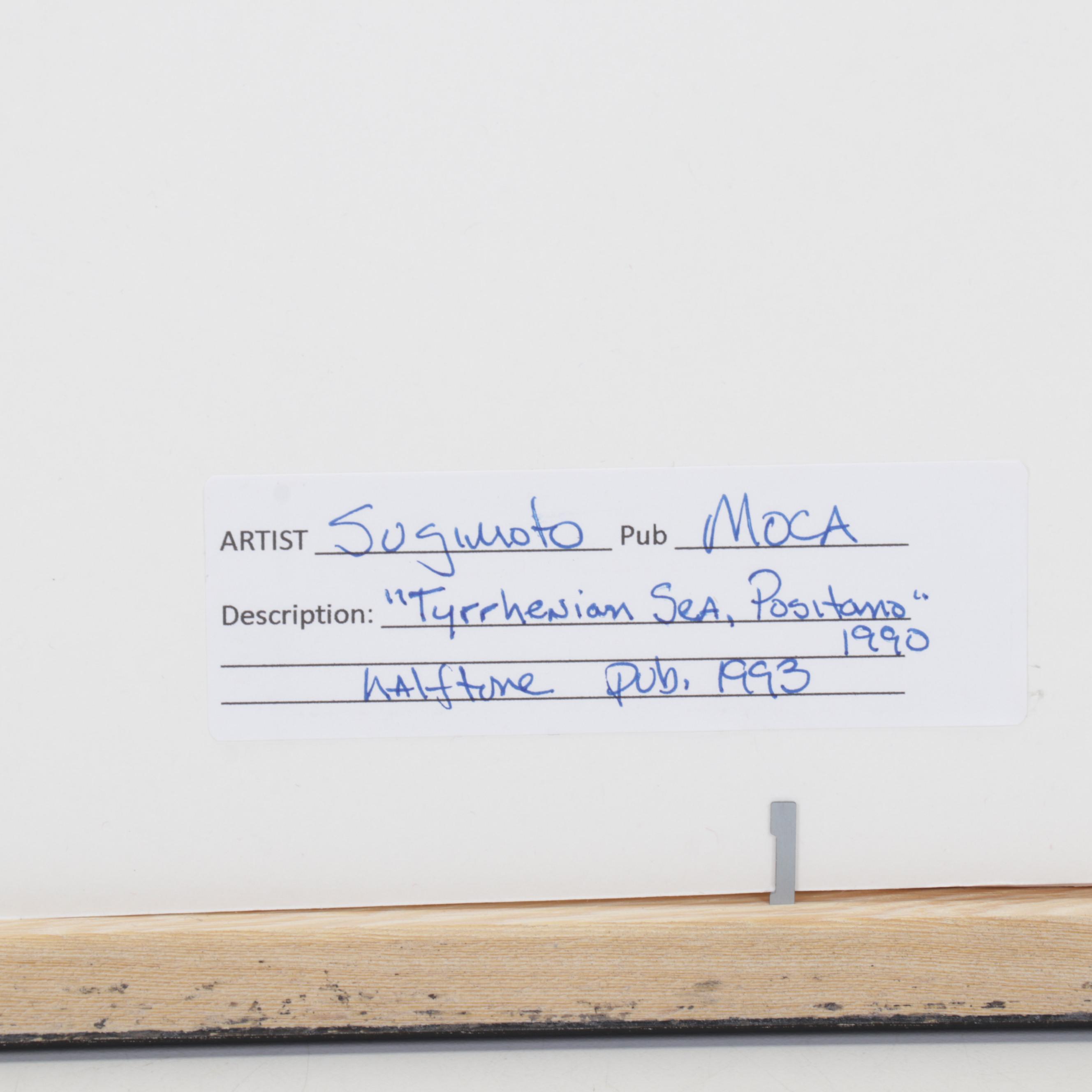 Sugimoto Hiroshi Halftone "Tyrrhenian Sea, Positano, 1990," 1993