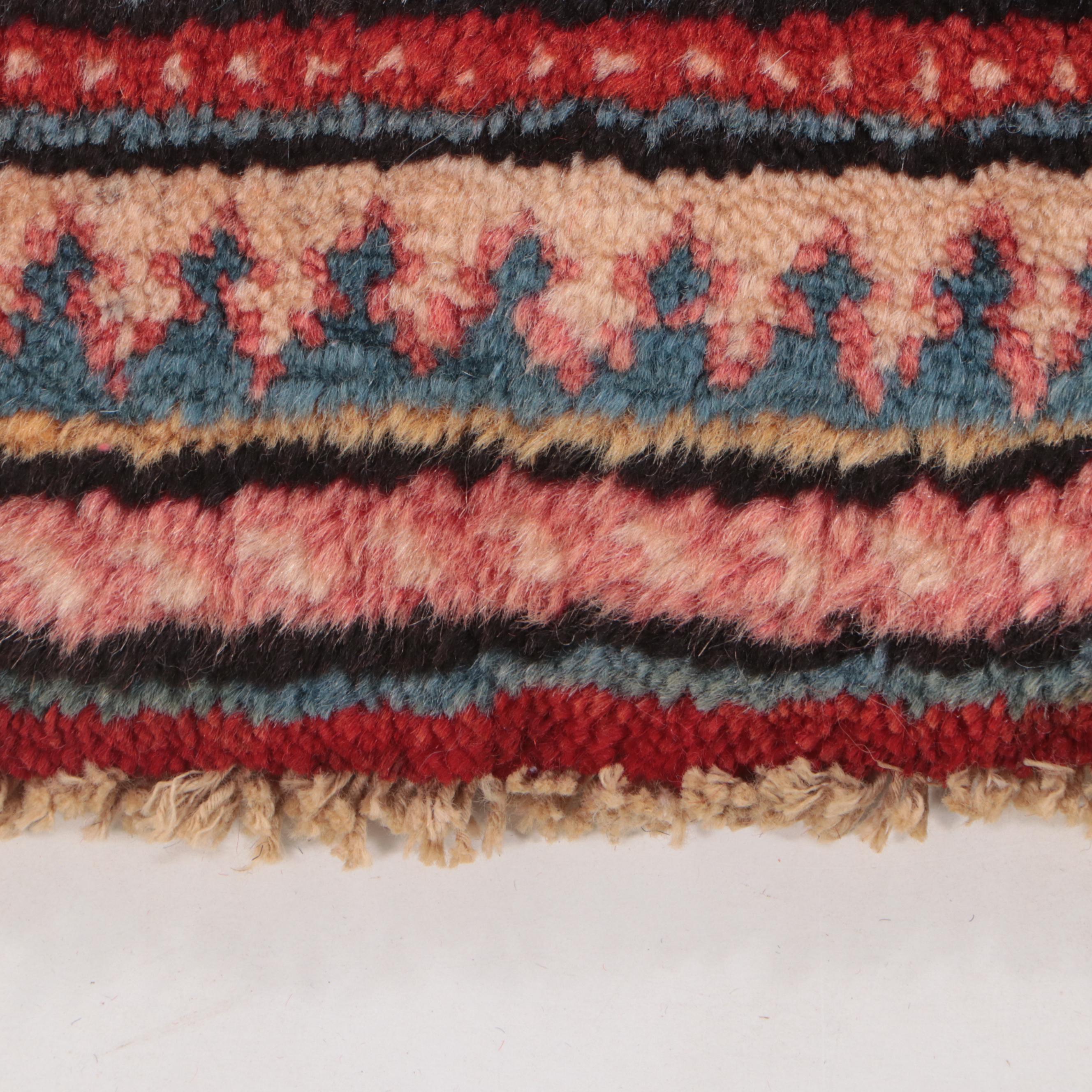 6'9 x 10'9 Hand-Knotted Persian Seraband Mir-I-Boteh Area Rug