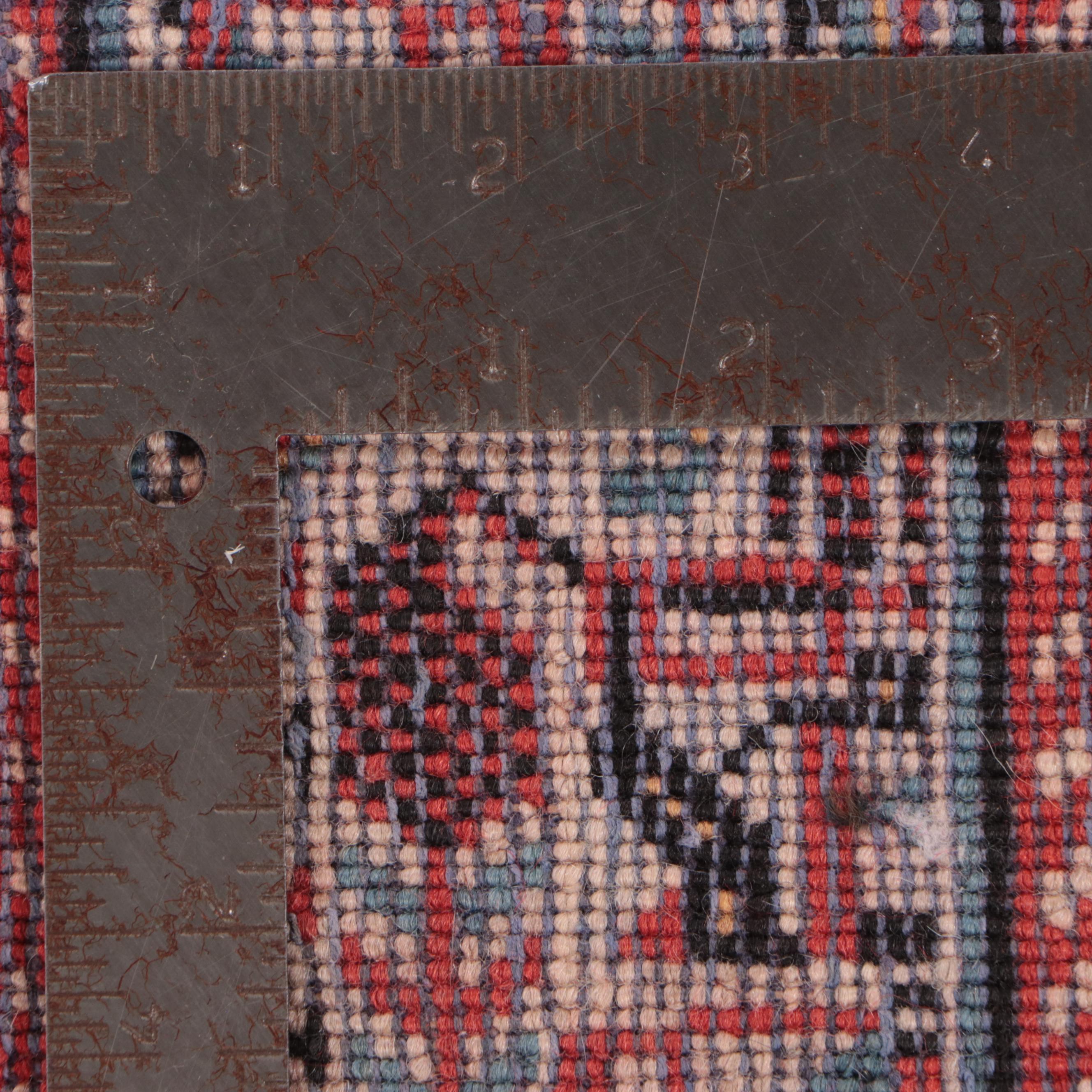 6'9 x 10'9 Hand-Knotted Persian Seraband Mir-I-Boteh Area Rug