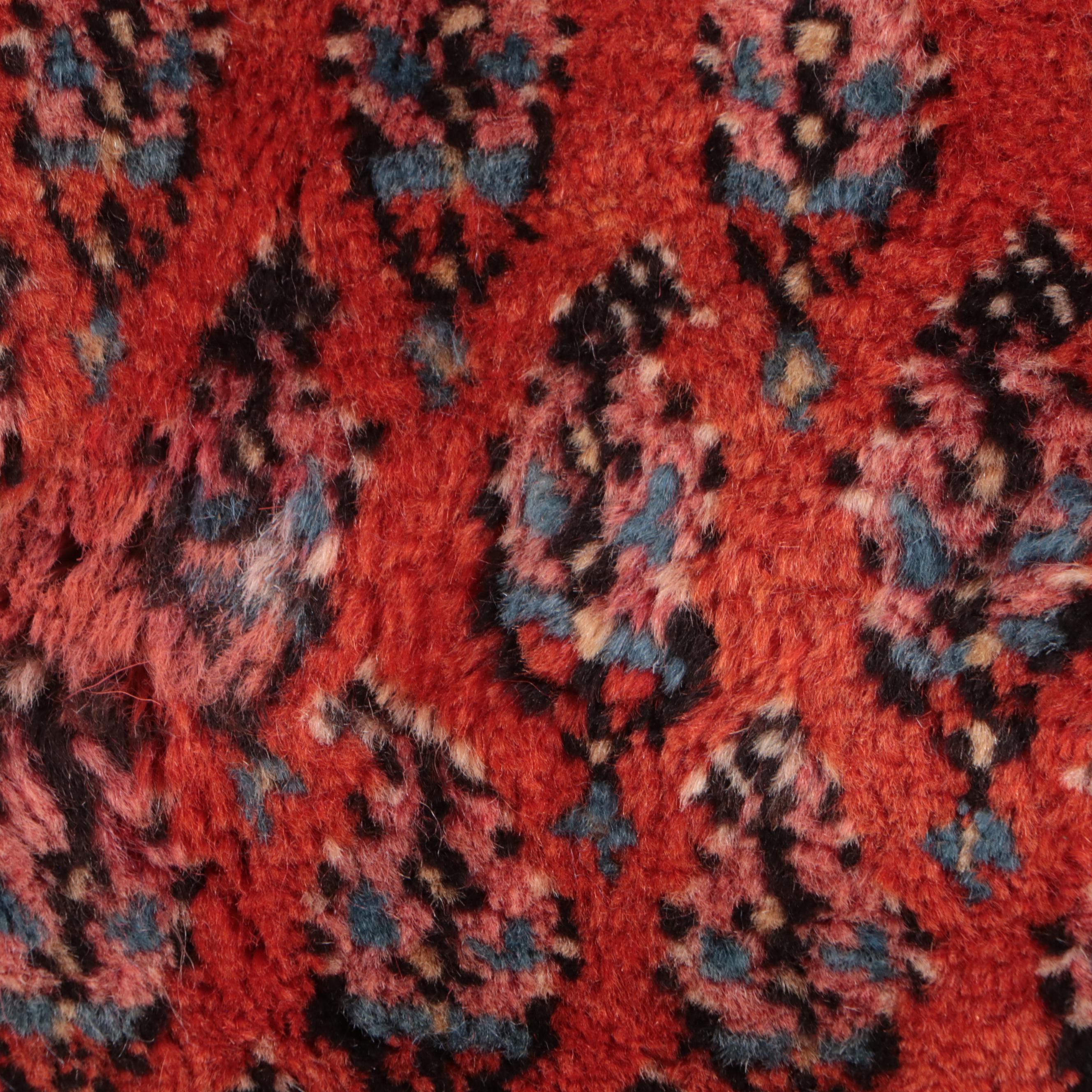 6'9 x 10'9 Hand-Knotted Persian Seraband Mir-I-Boteh Area Rug