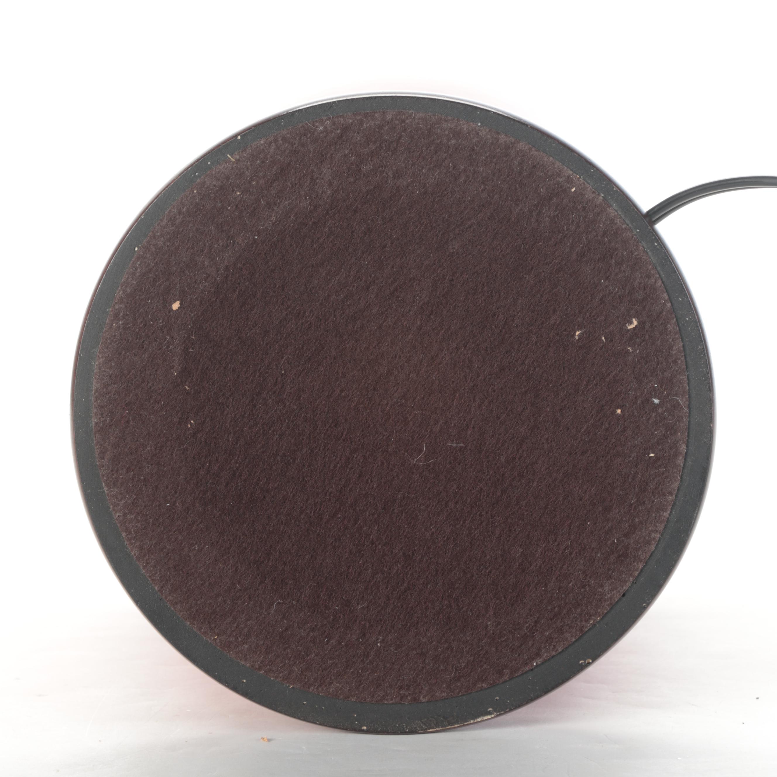 Wildwood Coral Colored Ceramic and Brass Table Lamp, Late 20th Century