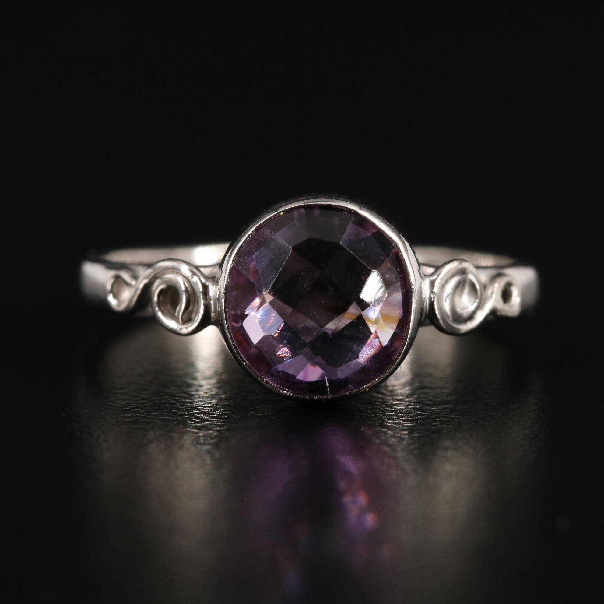 Sterling Amethyst Ring
