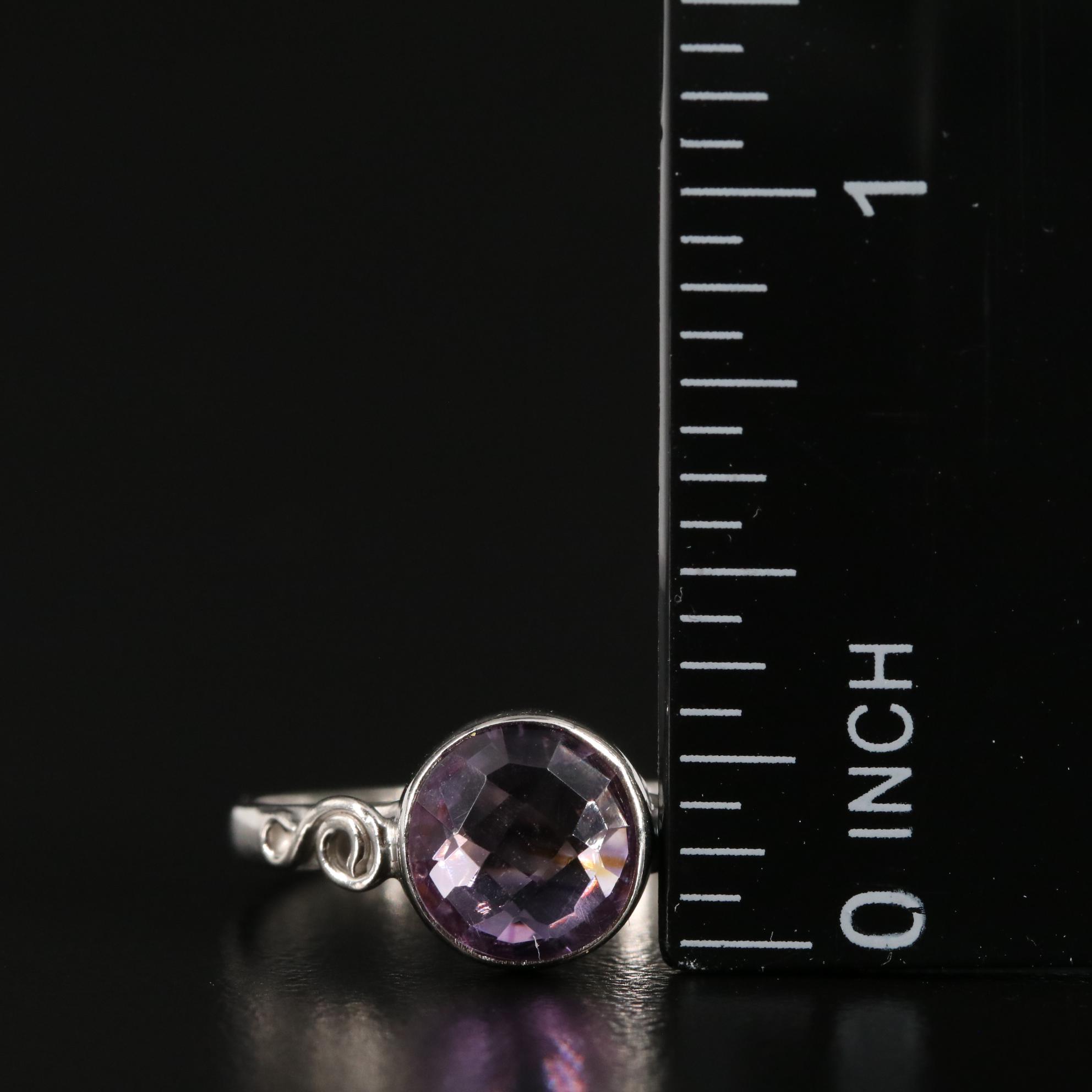 Sterling Amethyst Ring