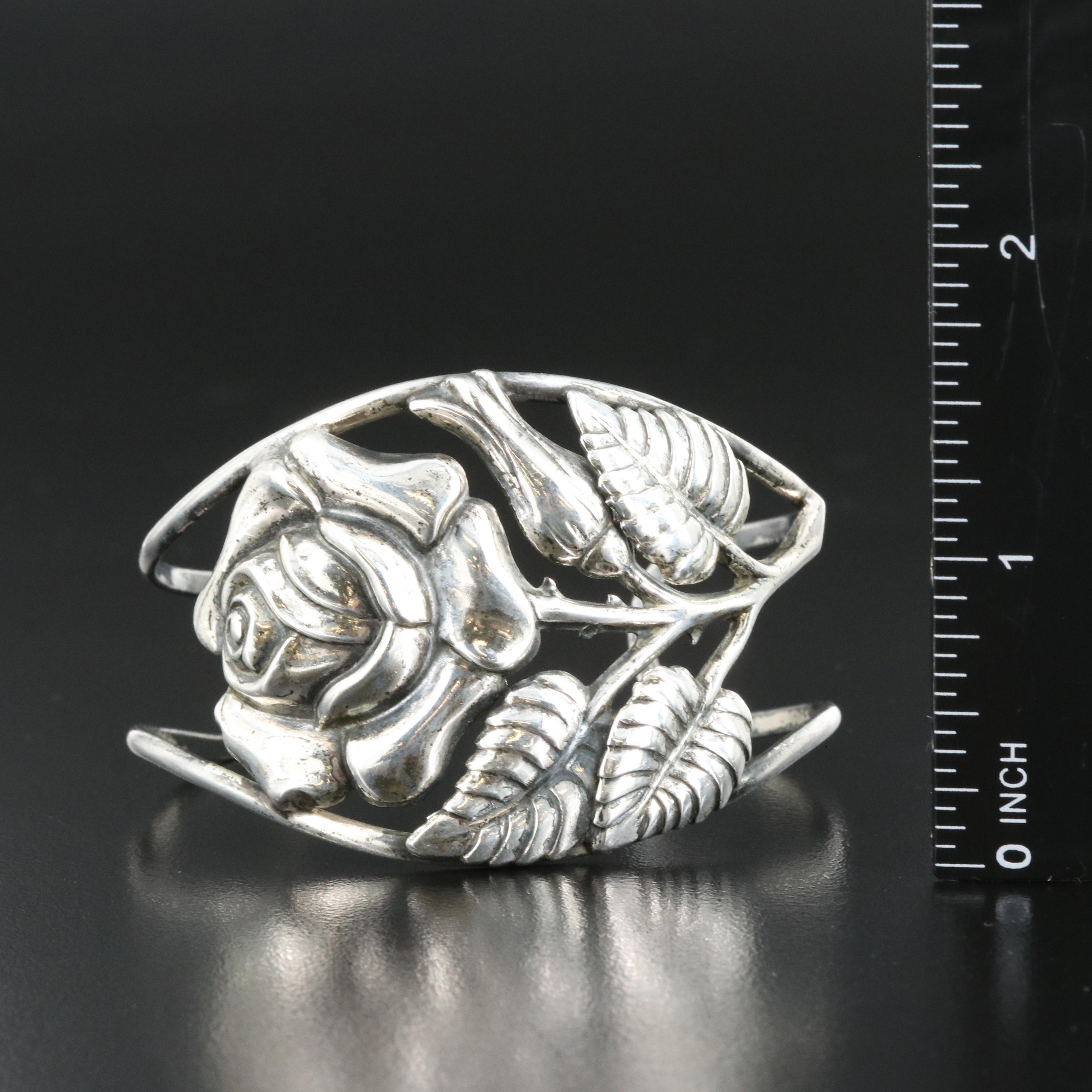 1940s Including Felch & Co, Danecraft Lotus Link Bracelet