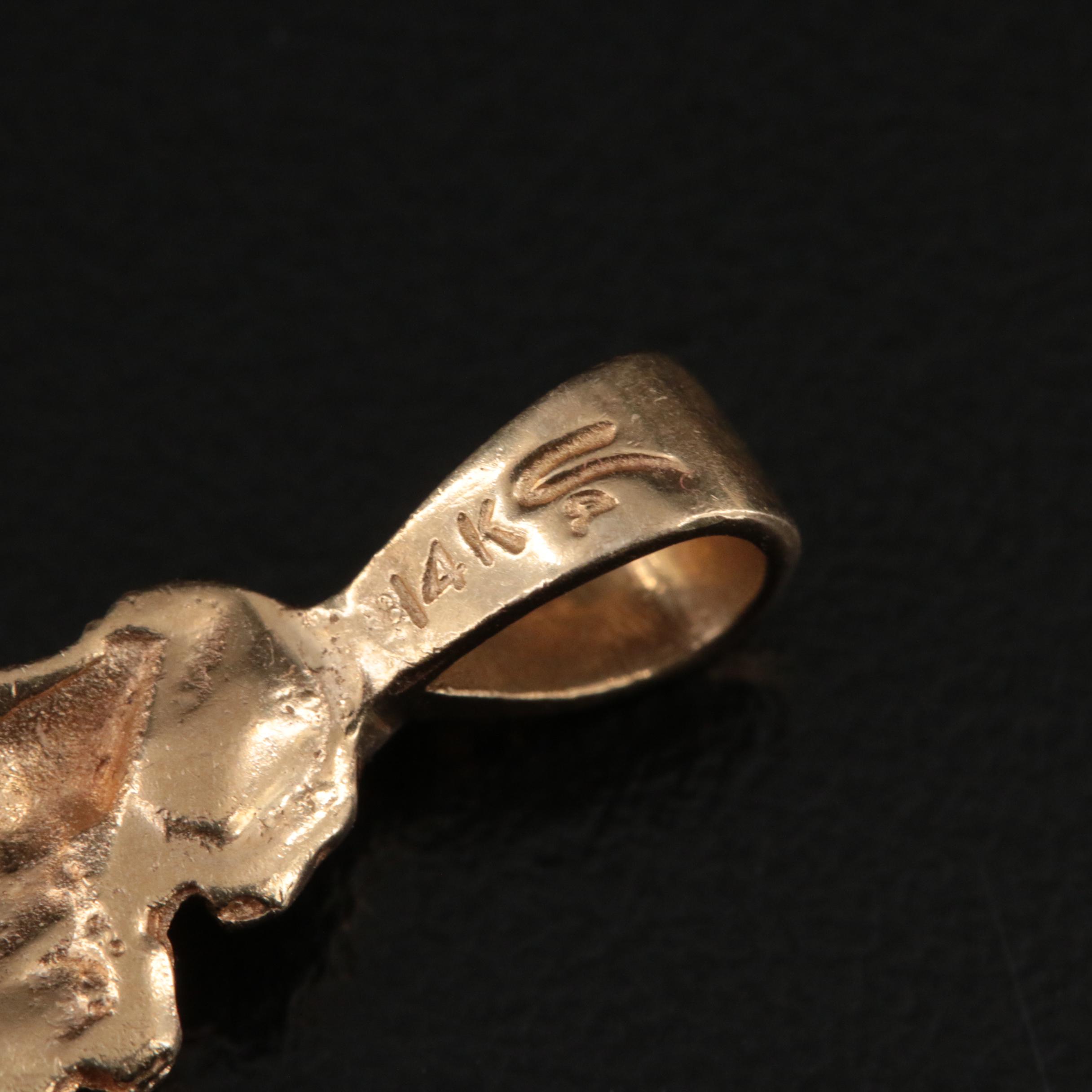 14K and 10K Emerald, Pearl and Diamond Pendants and Necklaces