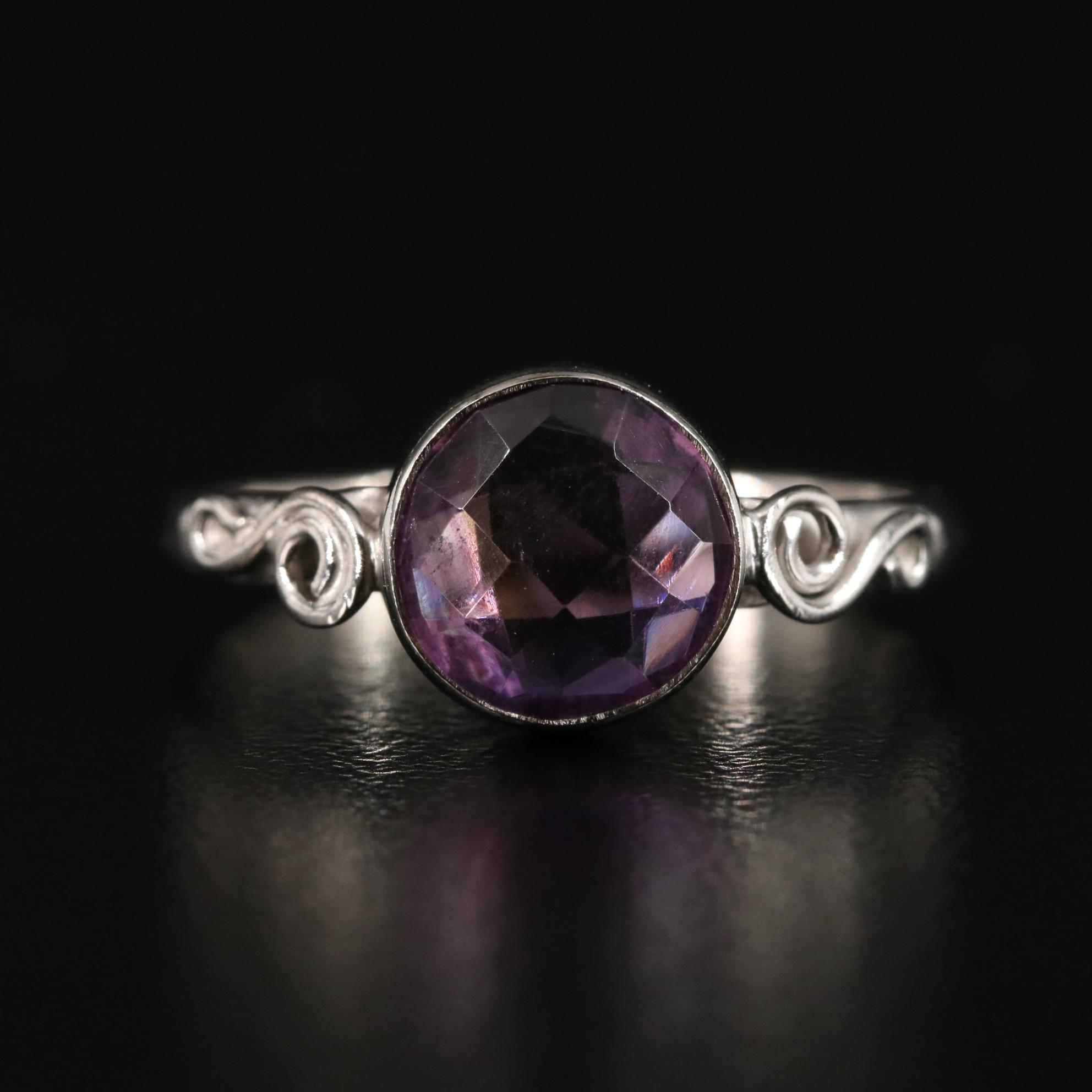 Sterling Amethyst Ring