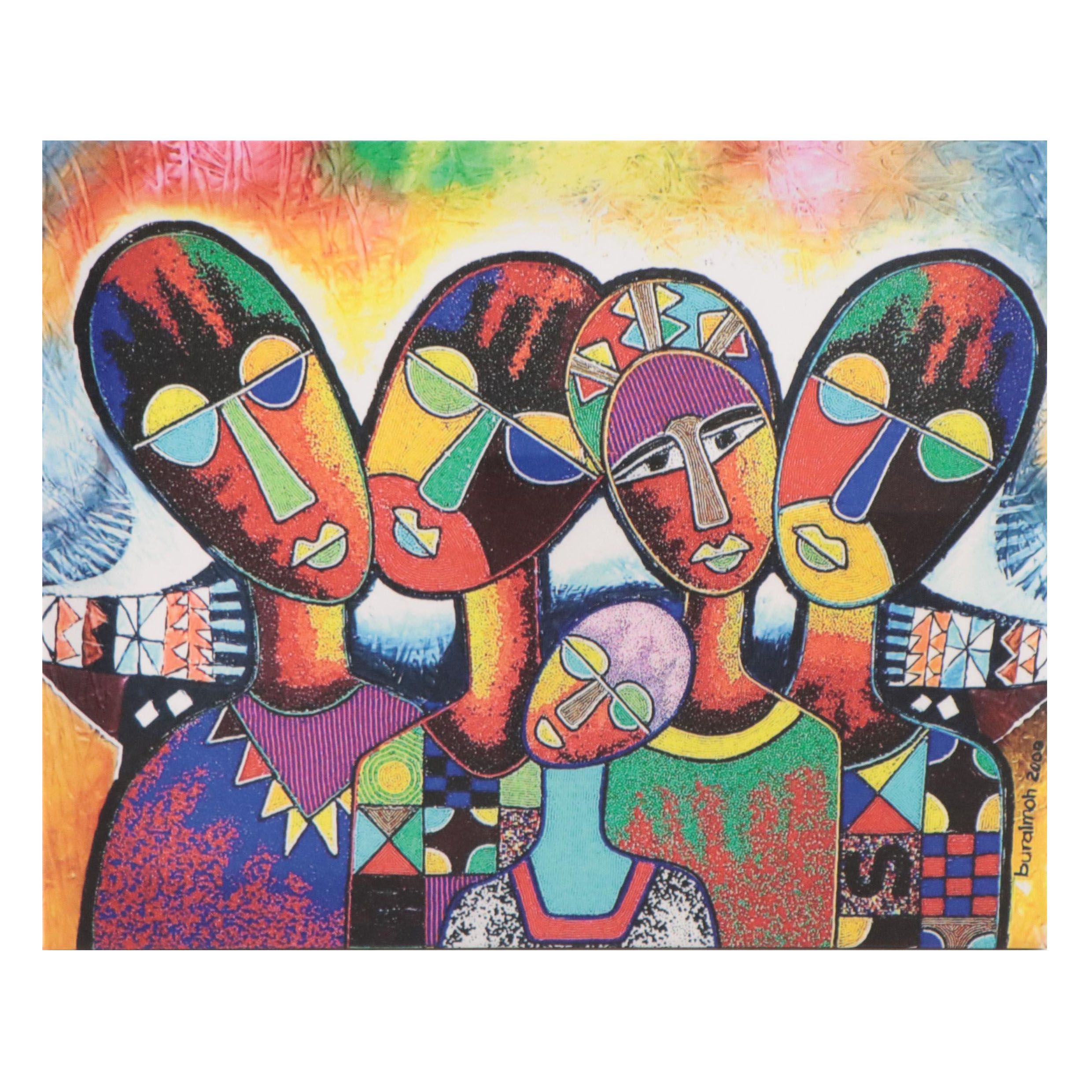 Chief Jimoh Buraimoh Giclée "Strong Family," 2023