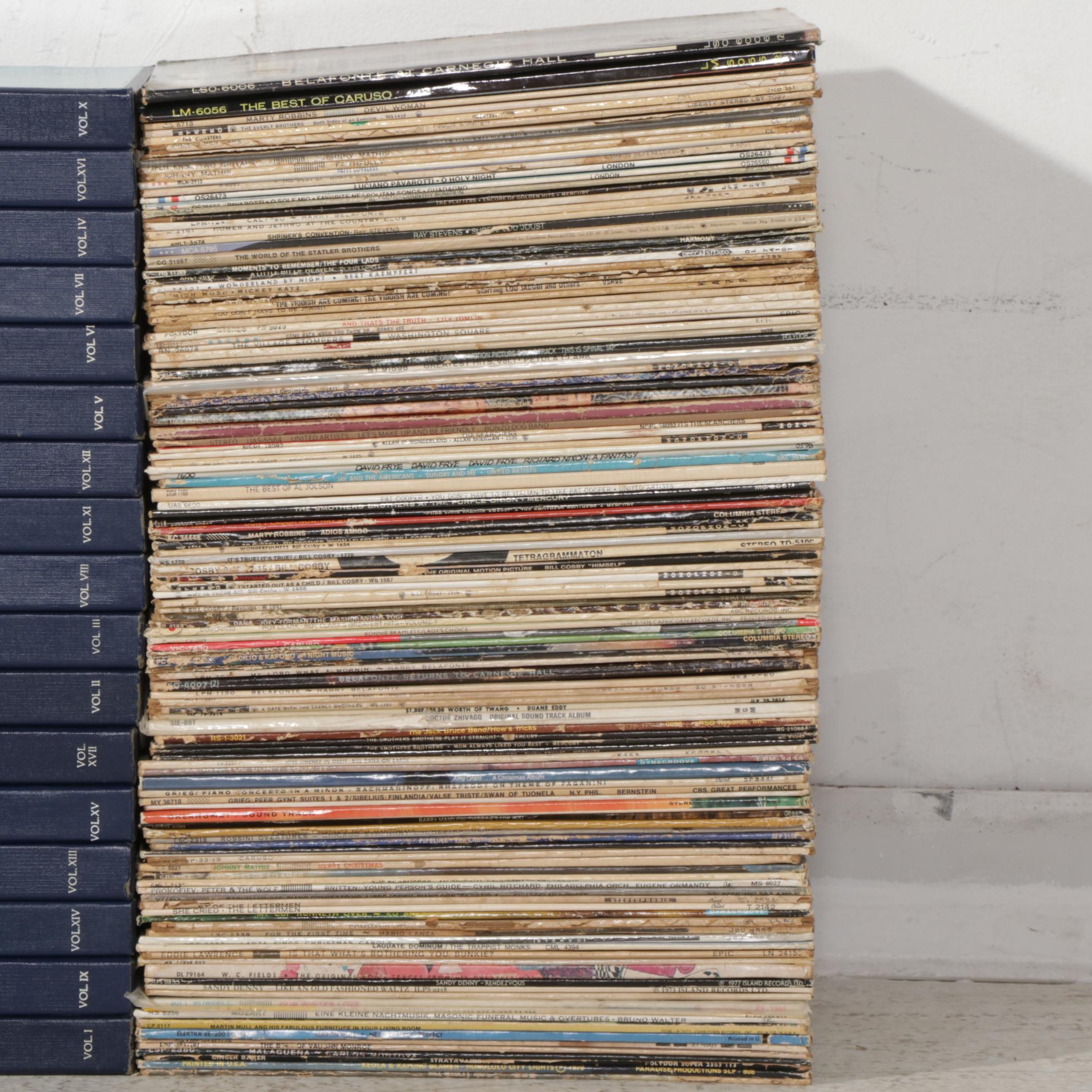 Beethoven 17-Volume Bicentennial Collection and Other Vinyl Records