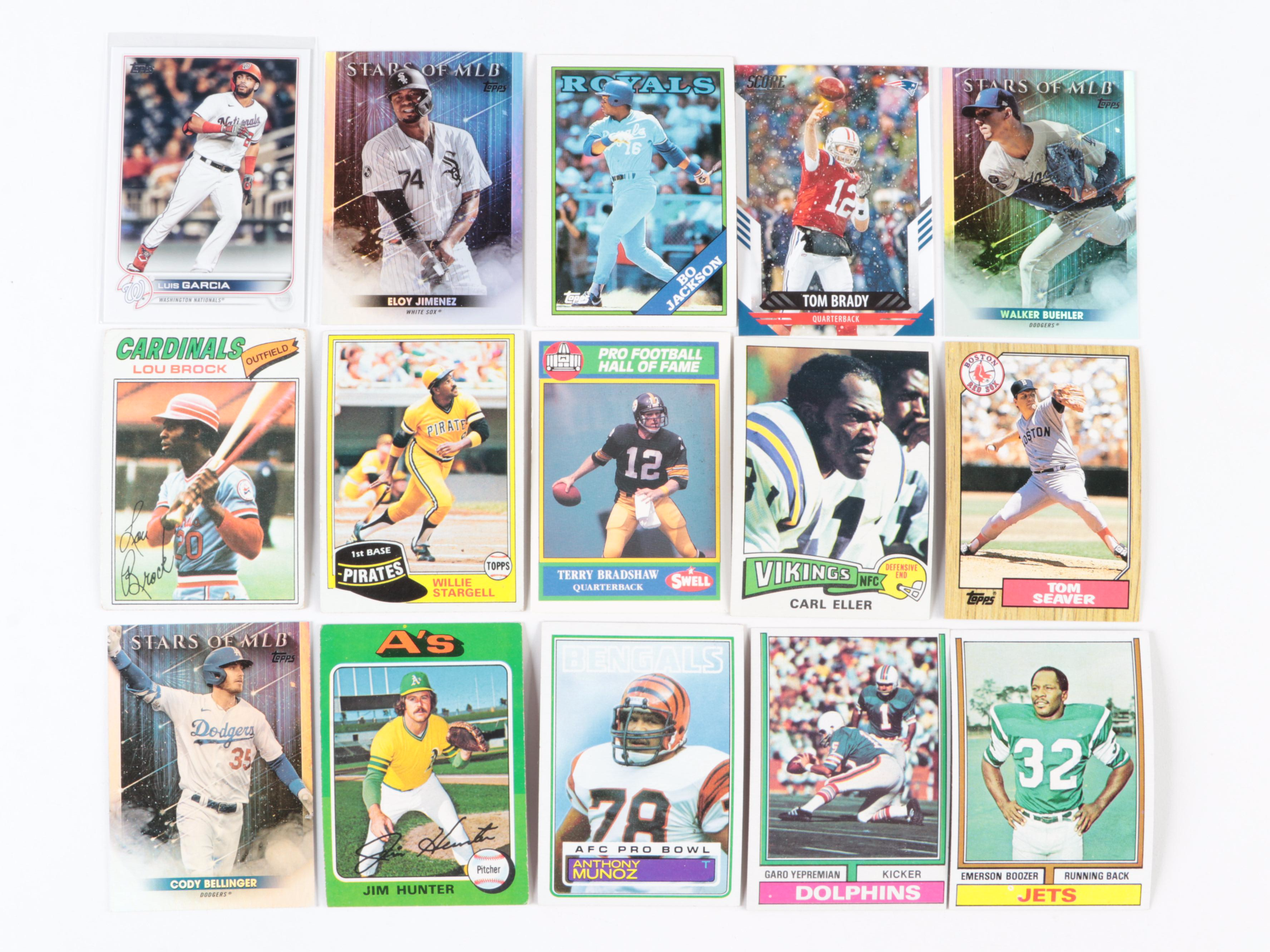 Topps, More Sports Cards with Rookies, Brady, Ortiz, Brock and More, 1960s–2020s