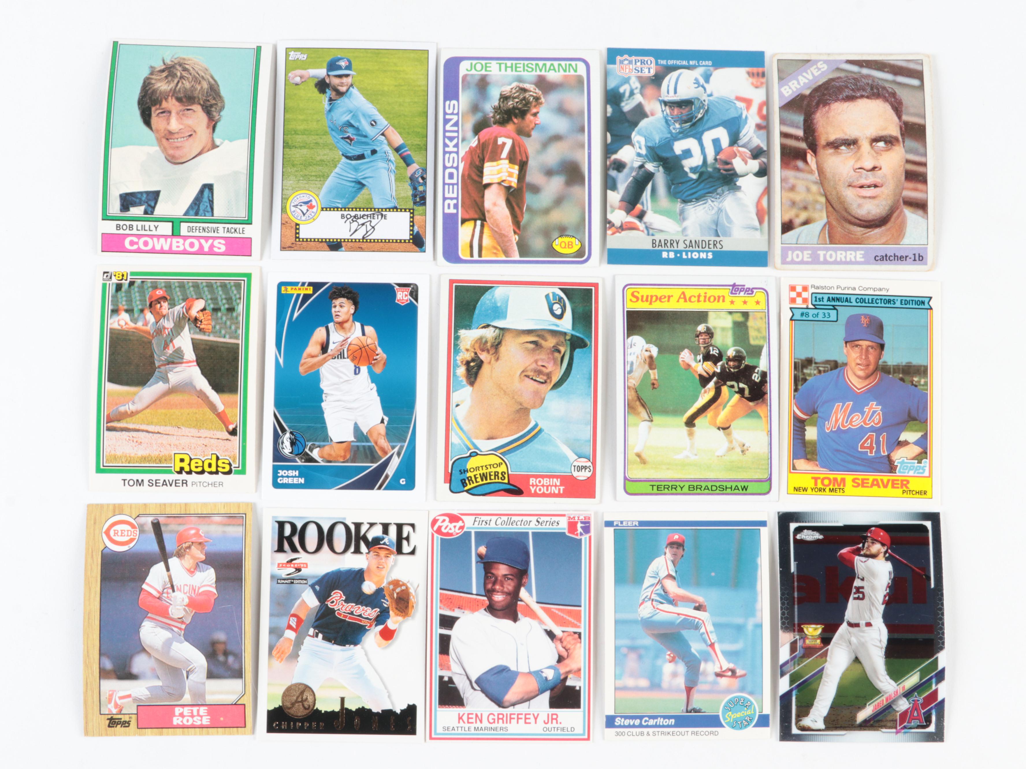 Topps, More Sports Cards with Rookies, Brady, Ortiz, Brock and More, 1960s–2020s