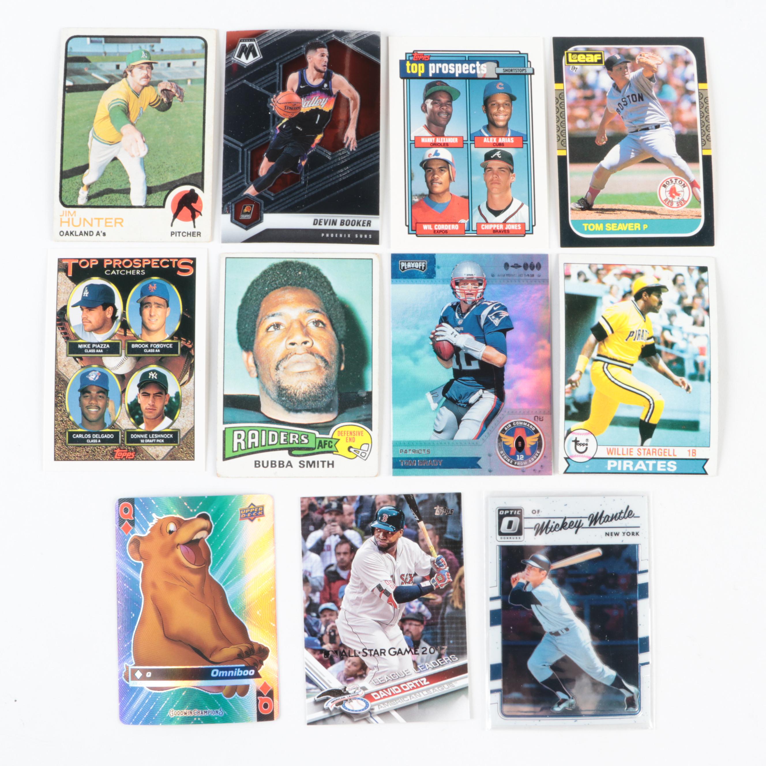 Topps, More Sports Cards with Rookies, Brady, Ortiz, Brock and More, 1960s–2020s
