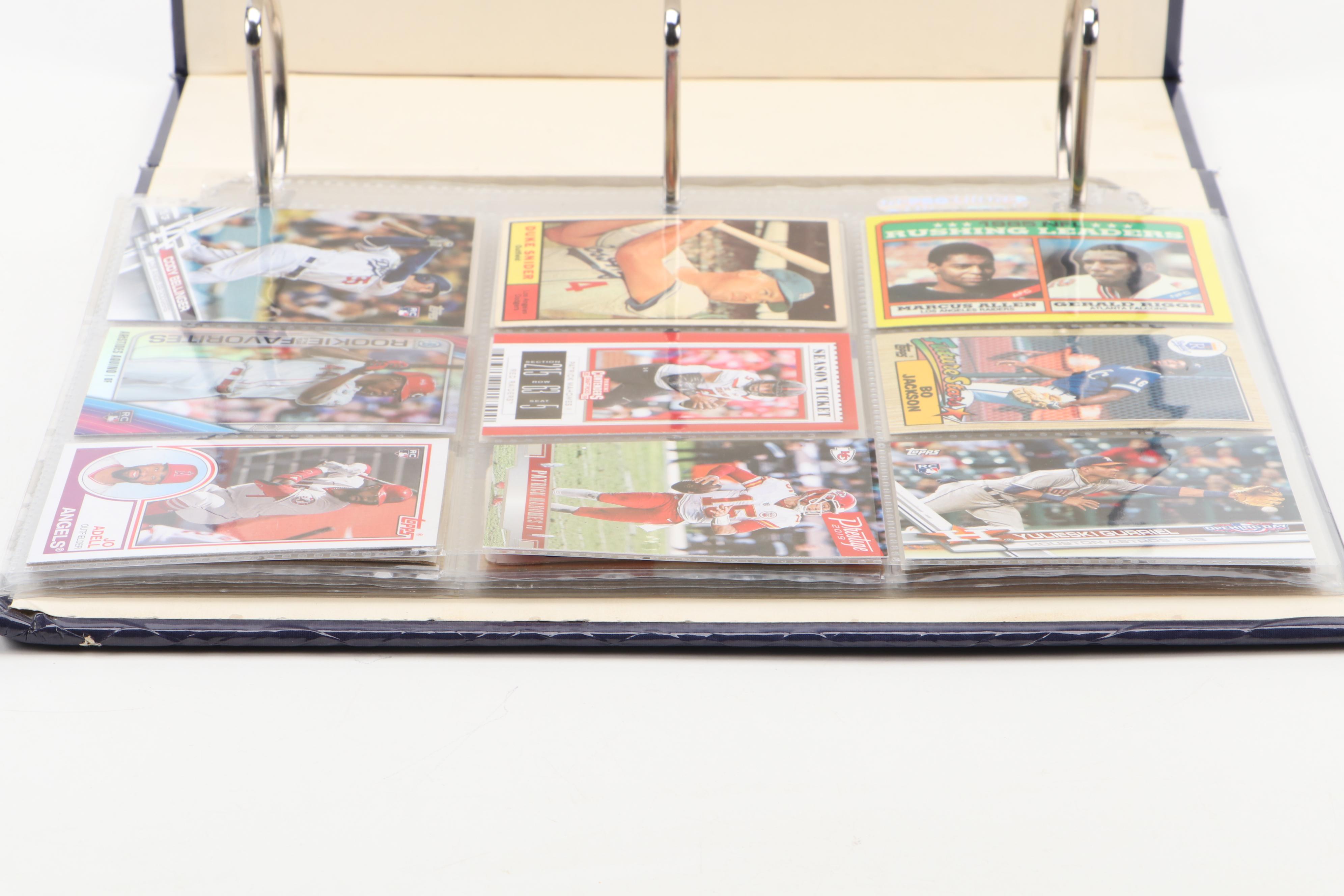 Topps, More Sports Cards Including Jackson and More Rookies, Namath, 1960s–2020s