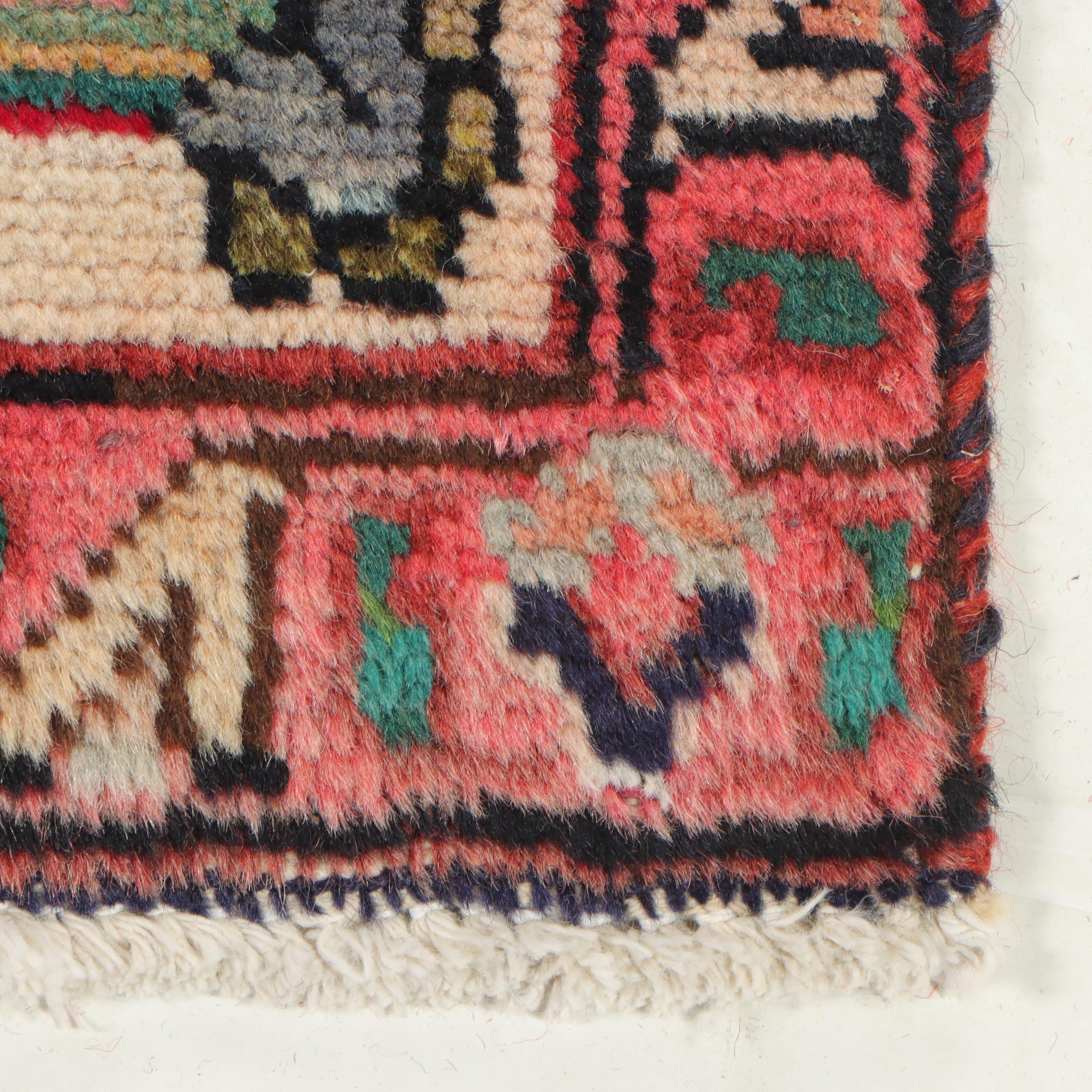 1'9 x 5'9 Hand-Knotted Persian Qashqai Carpet Runner