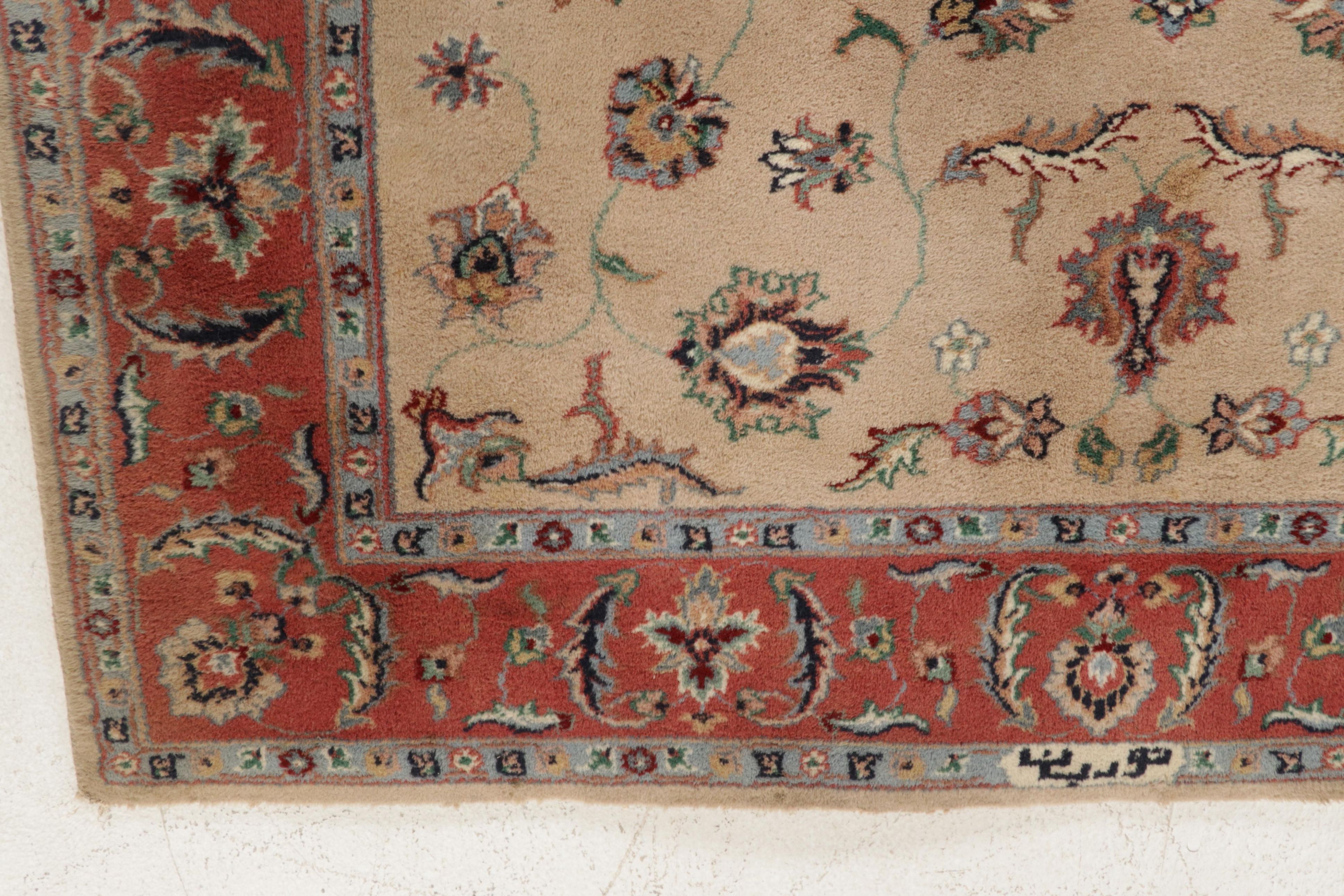 5'5 x 8'5 Hand-Knotted Indo-Persian Tabriz Area Rug