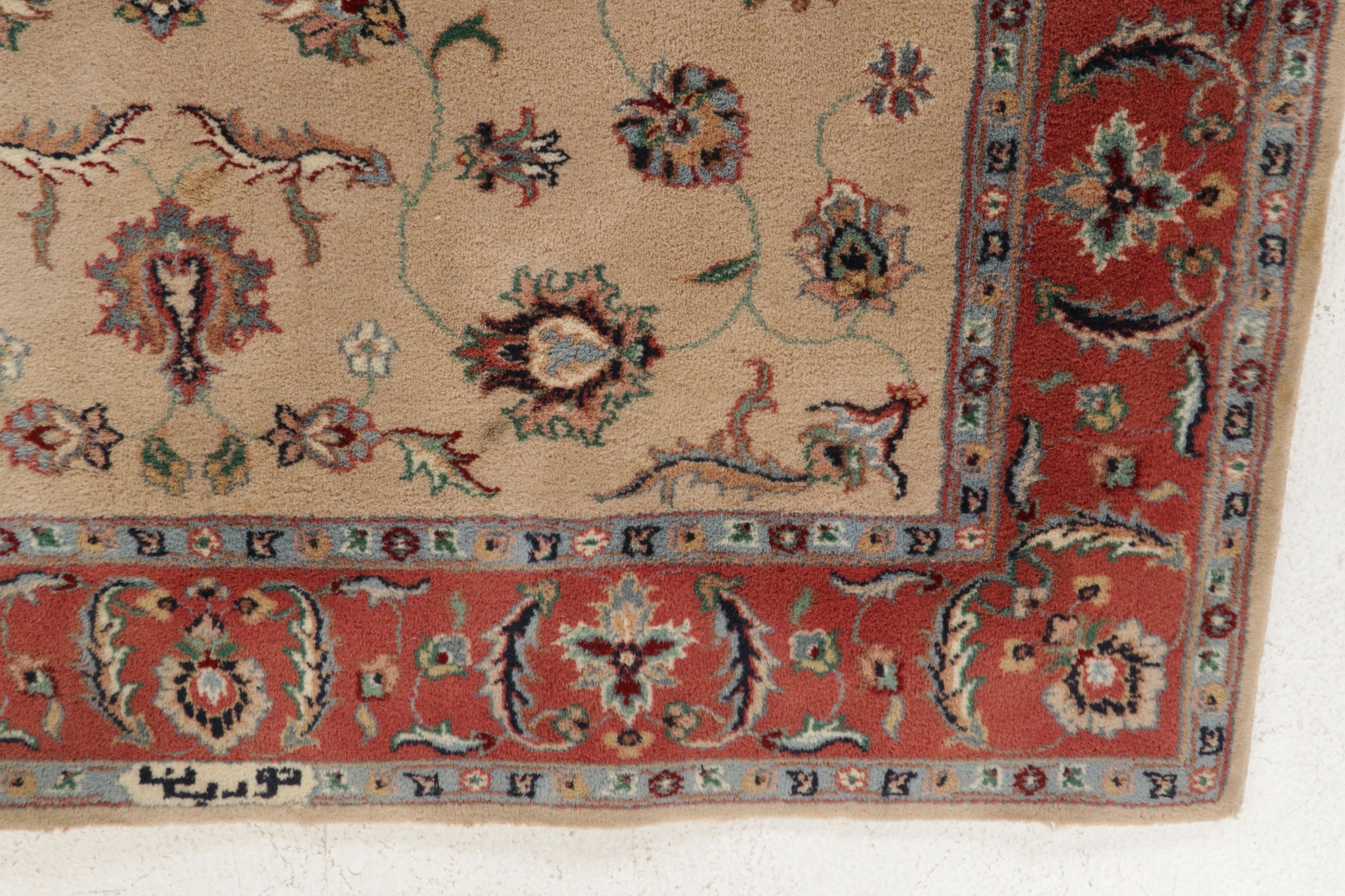 5'5 x 8'5 Hand-Knotted Indo-Persian Tabriz Area Rug