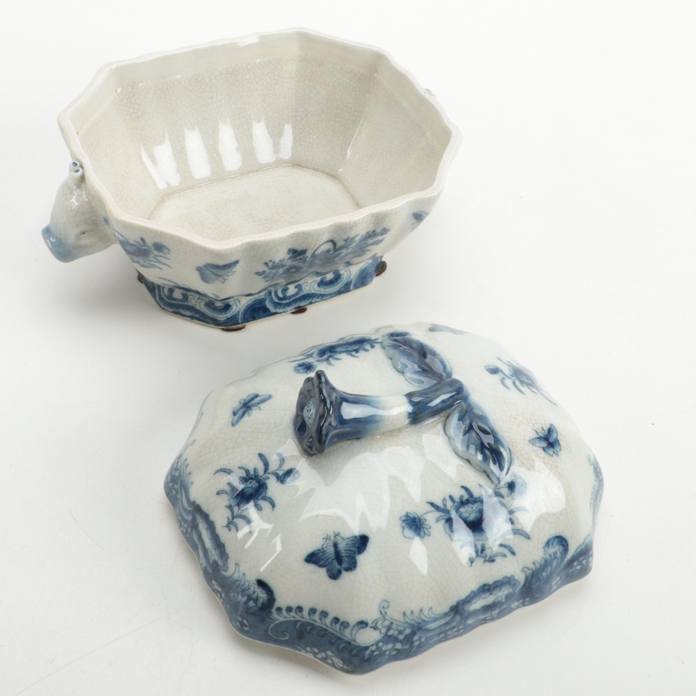 Victoria Ware and Other Chinese Earthenware English Style Transferware Tableware