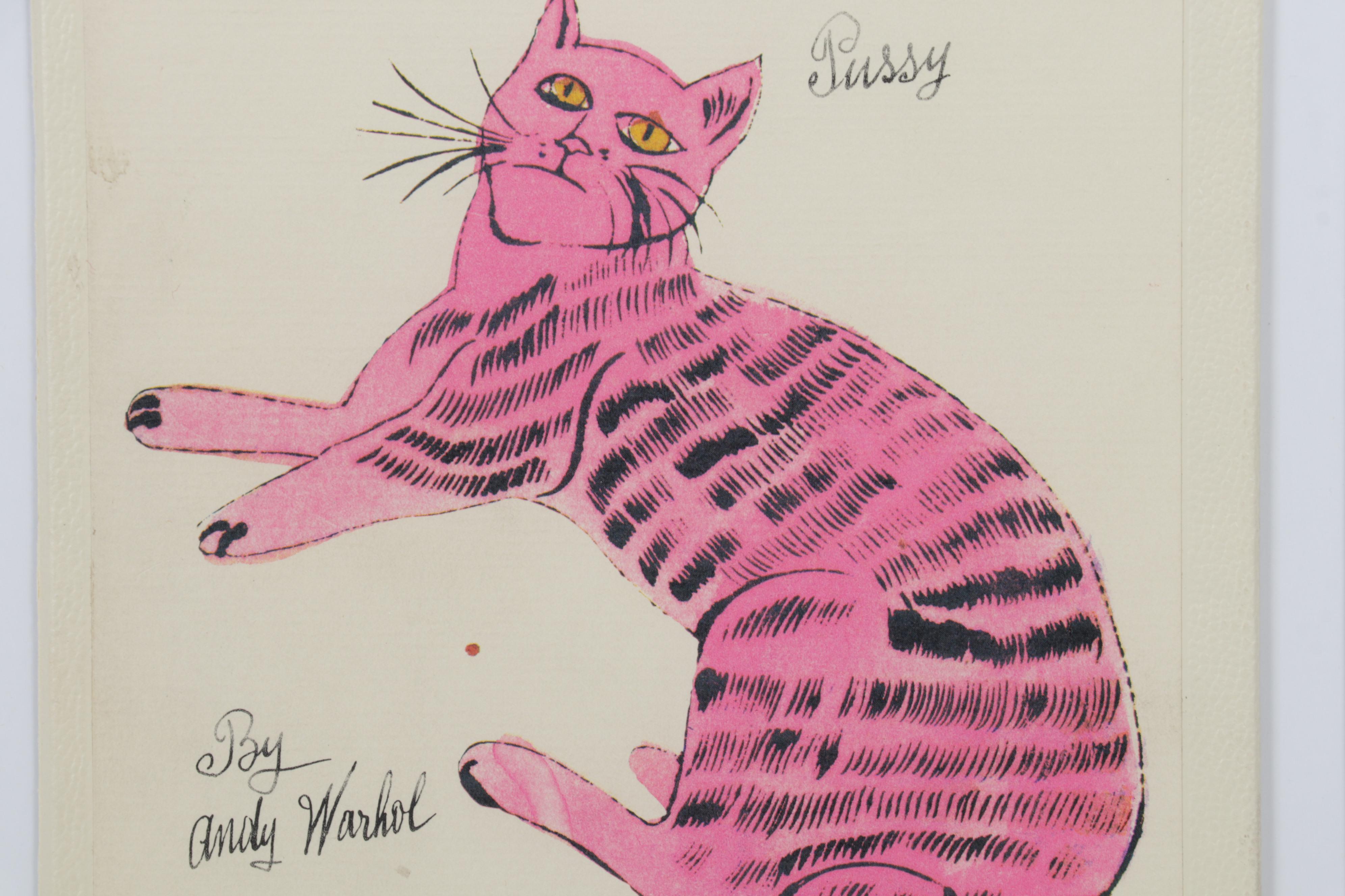 Offset Lithograph After Andy Warhol From "25 Cats Name Sam and One Blue Pussy"