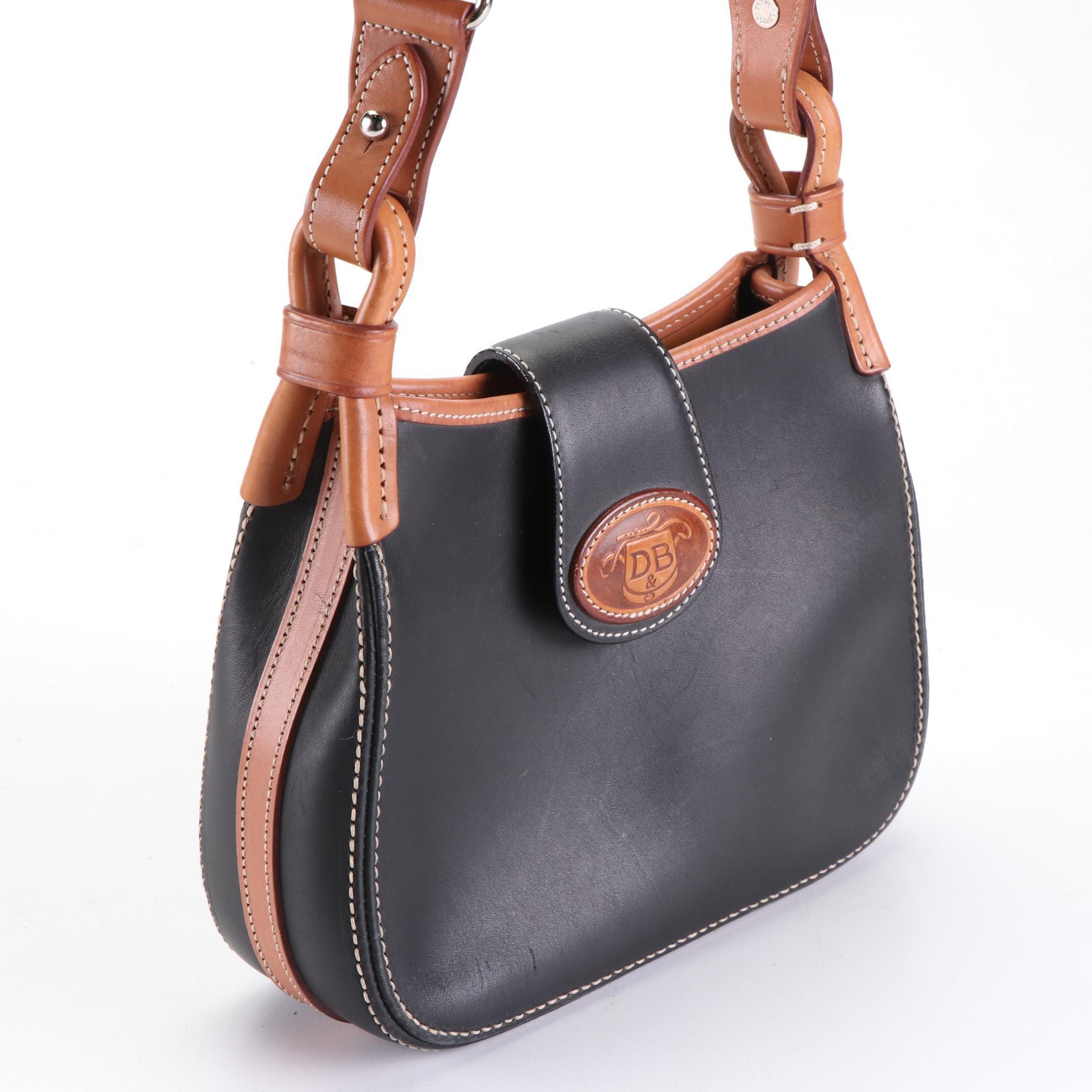 Dooney & Bourke Mini Hobo Shoulder Bag and Coach Key/Coin Pouch in Leather