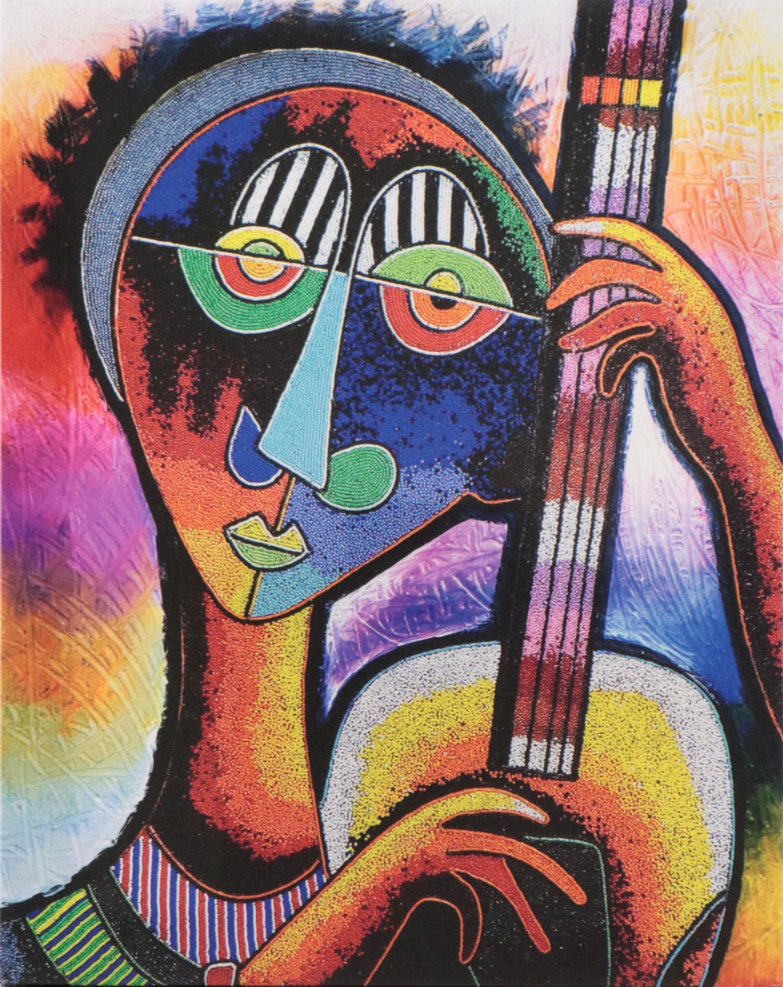 Chief Jimoh Buraimoh Giclée "Guitarist," 2023
