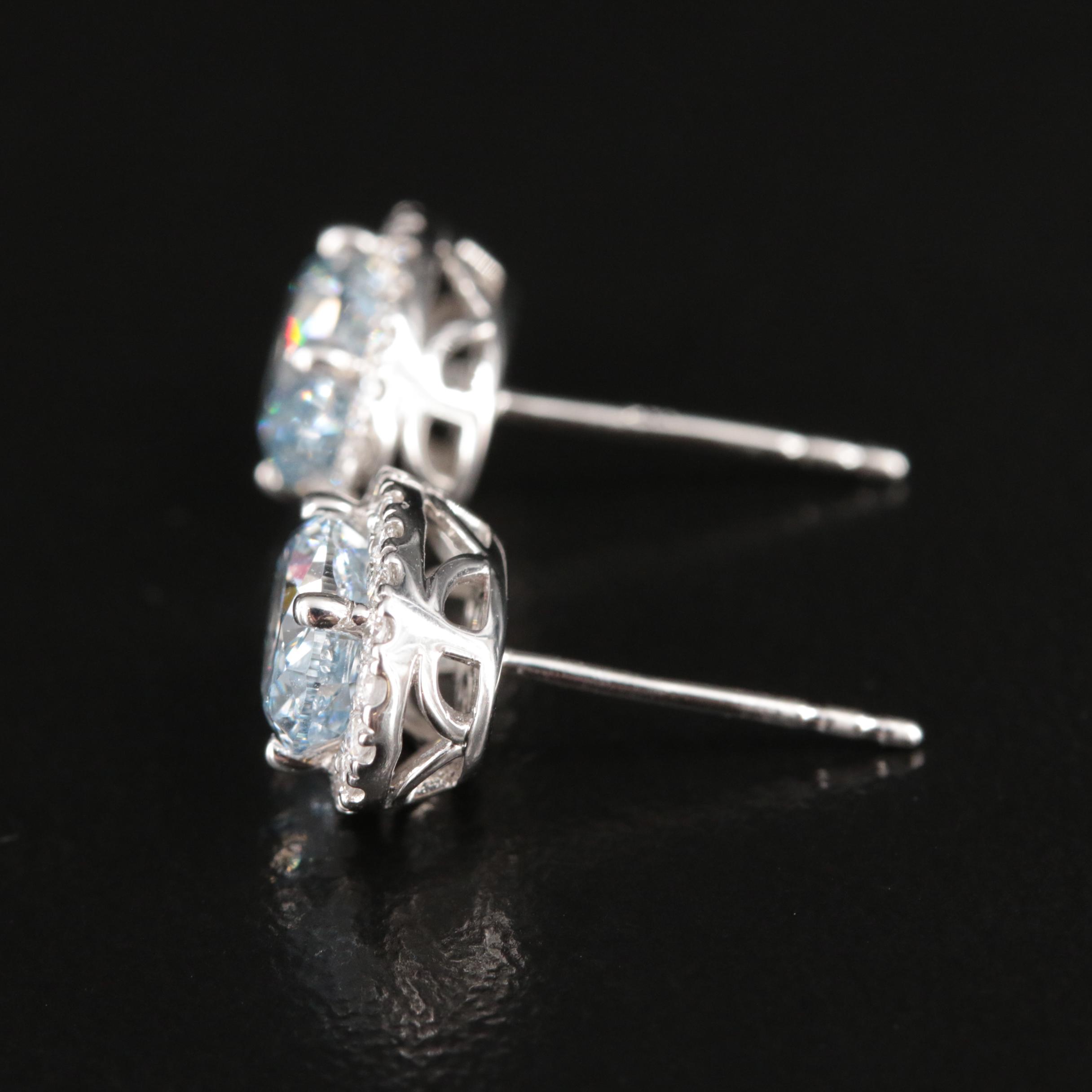 14K 2.06 CTW Lab Grown Diamond Stud Earrings