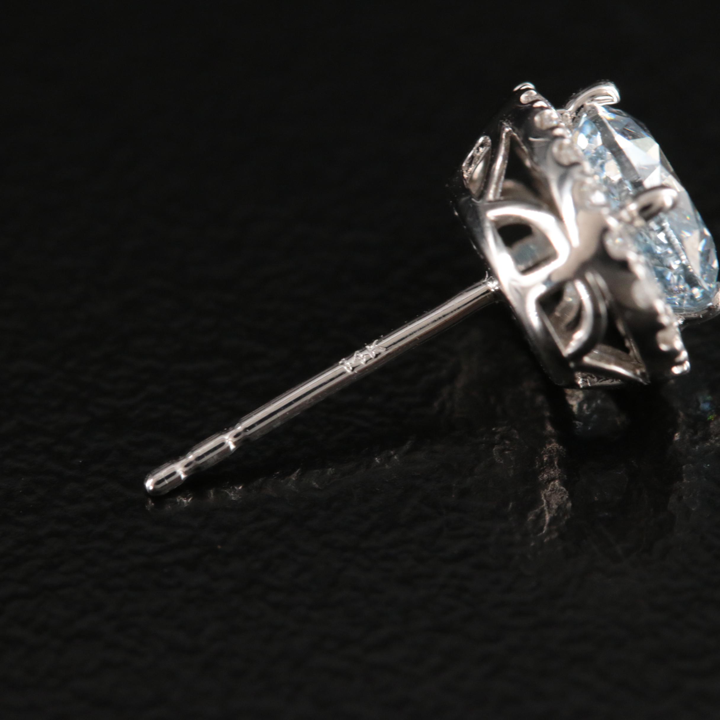 14K 2.06 CTW Lab Grown Diamond Stud Earrings