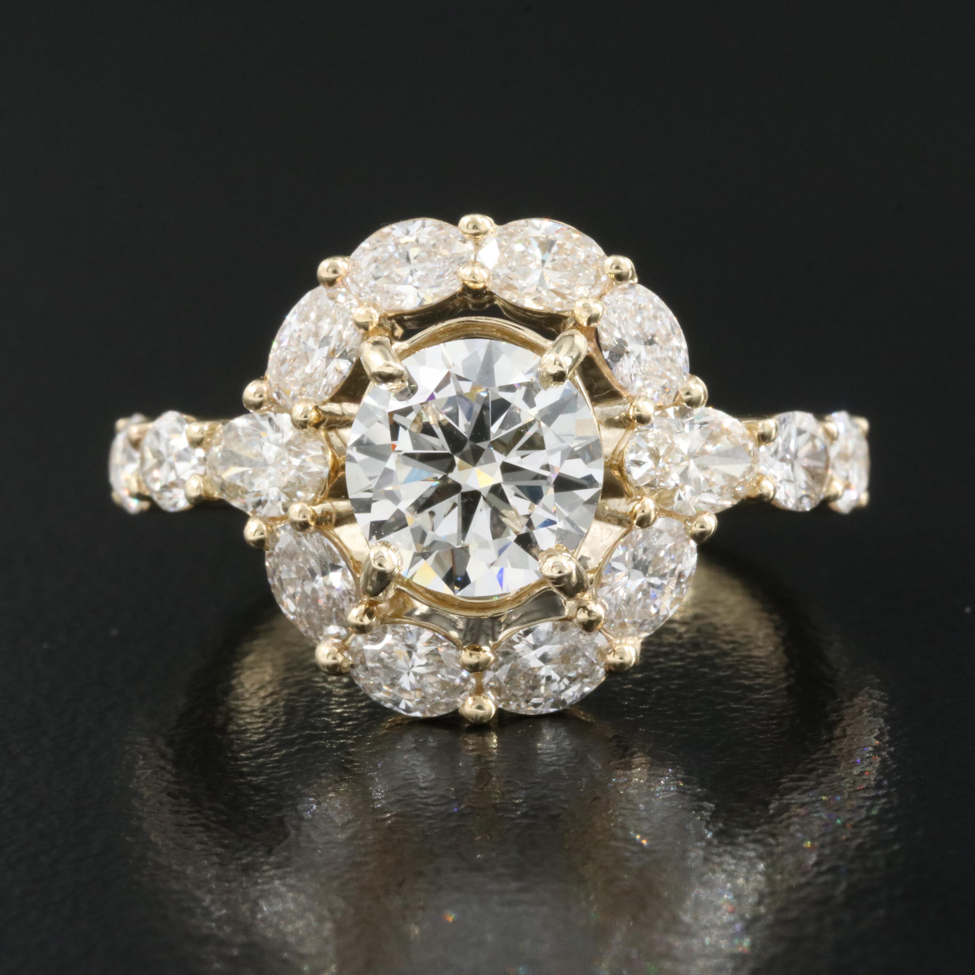 14K 3.53 CTW Diamond Ring