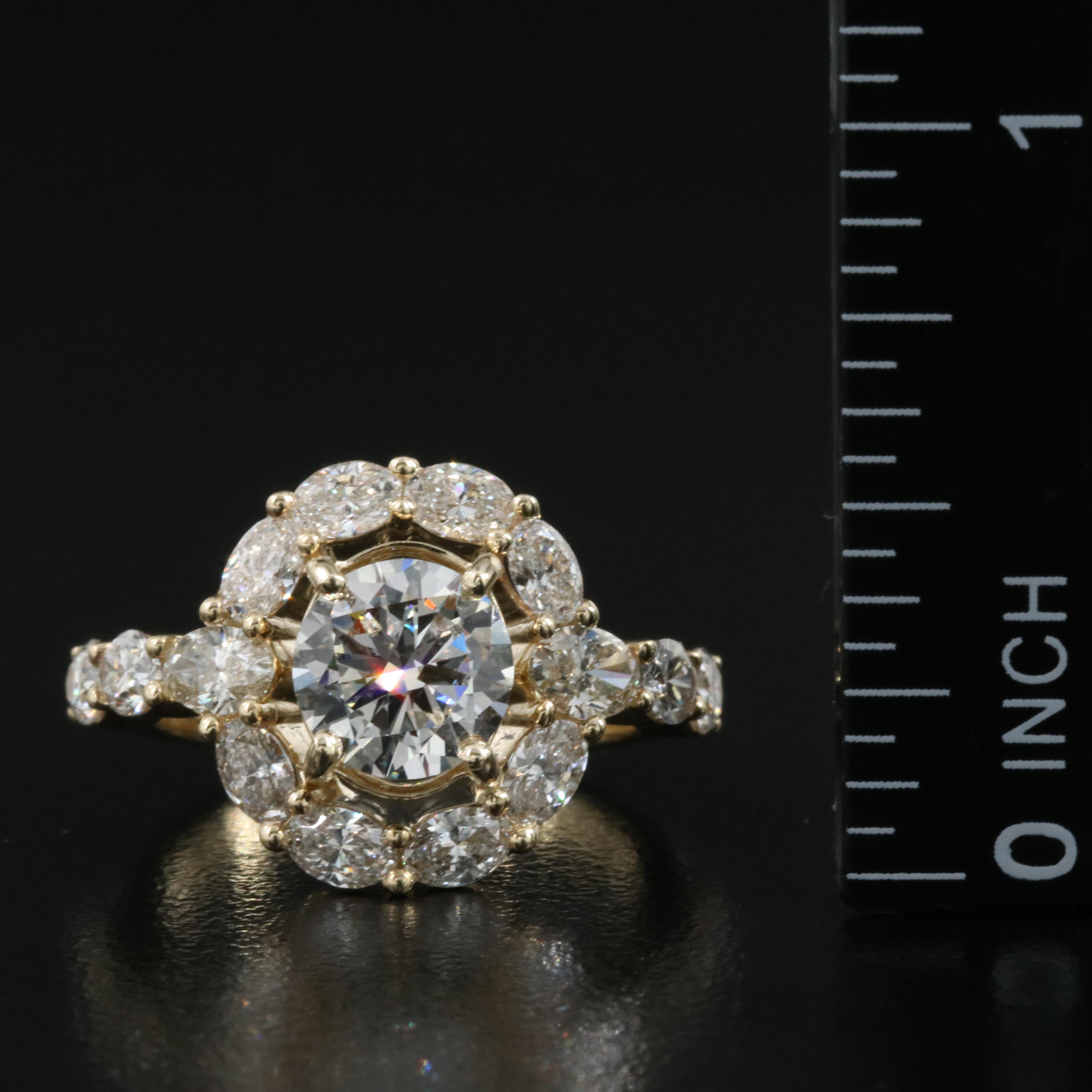 14K 3.53 CTW Diamond Ring