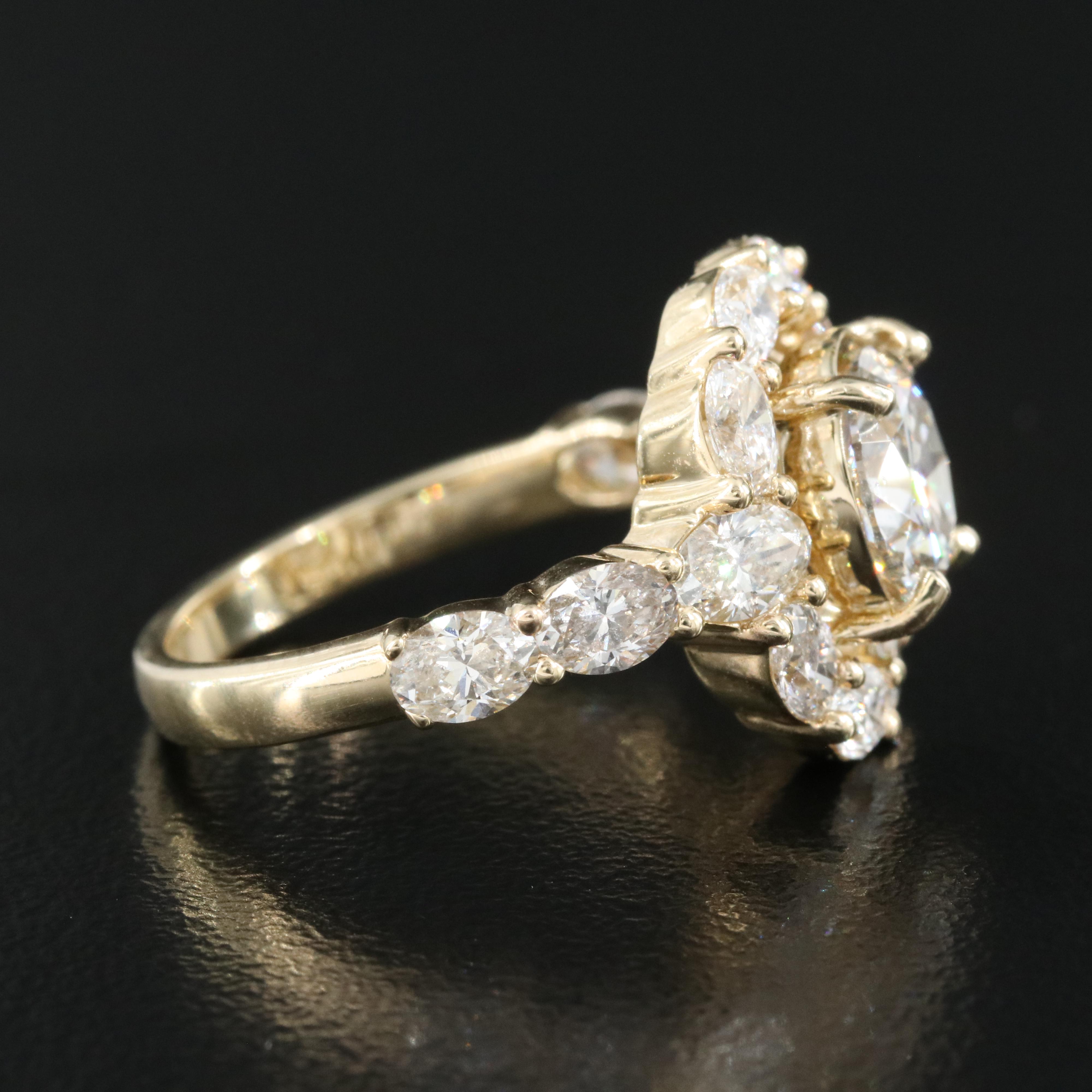 14K 3.53 CTW Diamond Ring