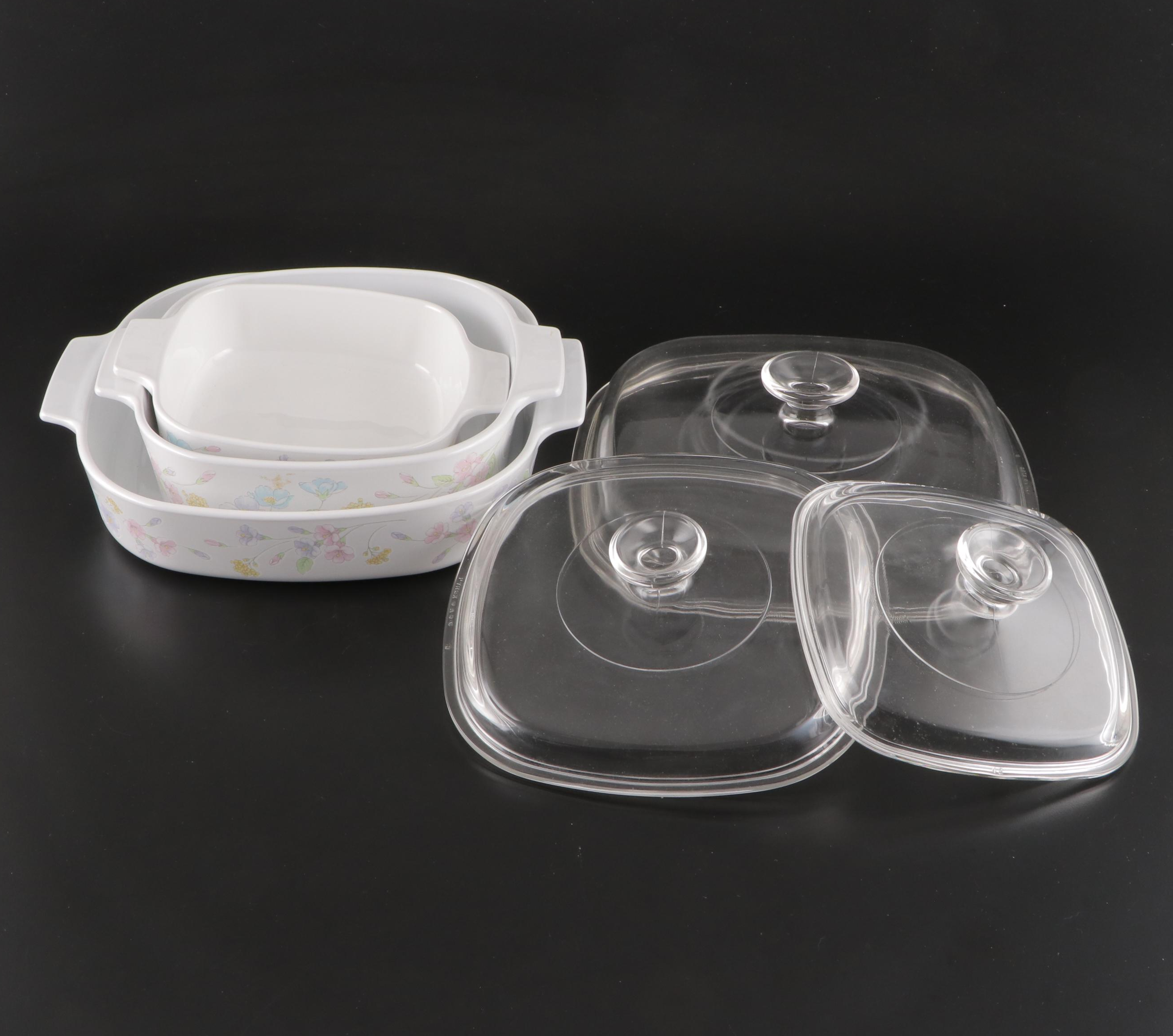 CorningWare "Cornflower Blue" and Other Casserole Dishes